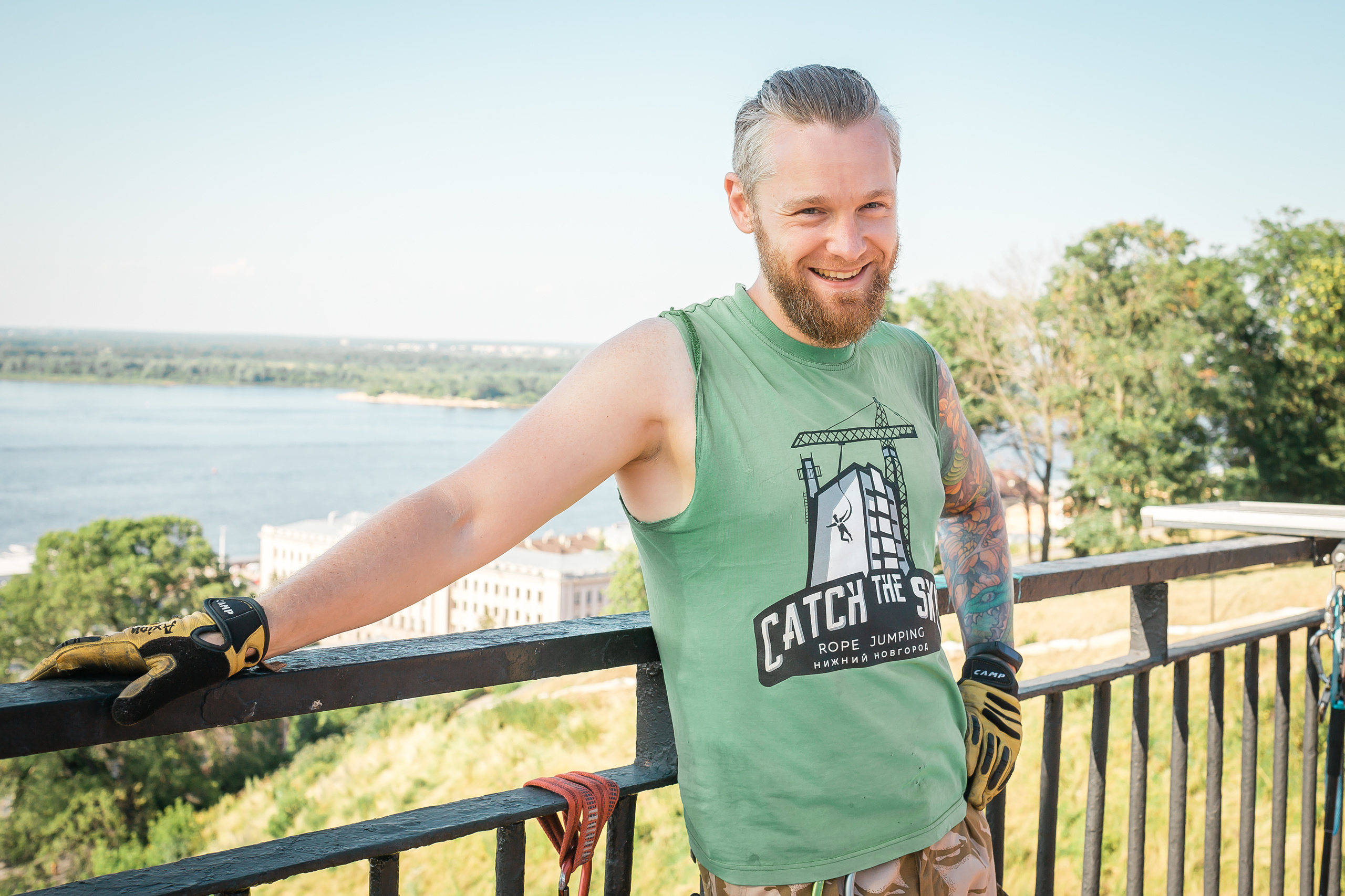 CATS Ropejumping Team — мост на Федоровского. Фотографиня Мария Дикова