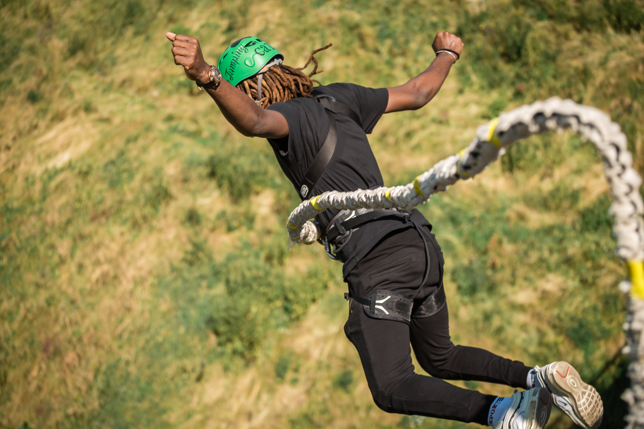 CATS Ropejumping Team — мост на Федоровского. Фотографиня Мария Дикова