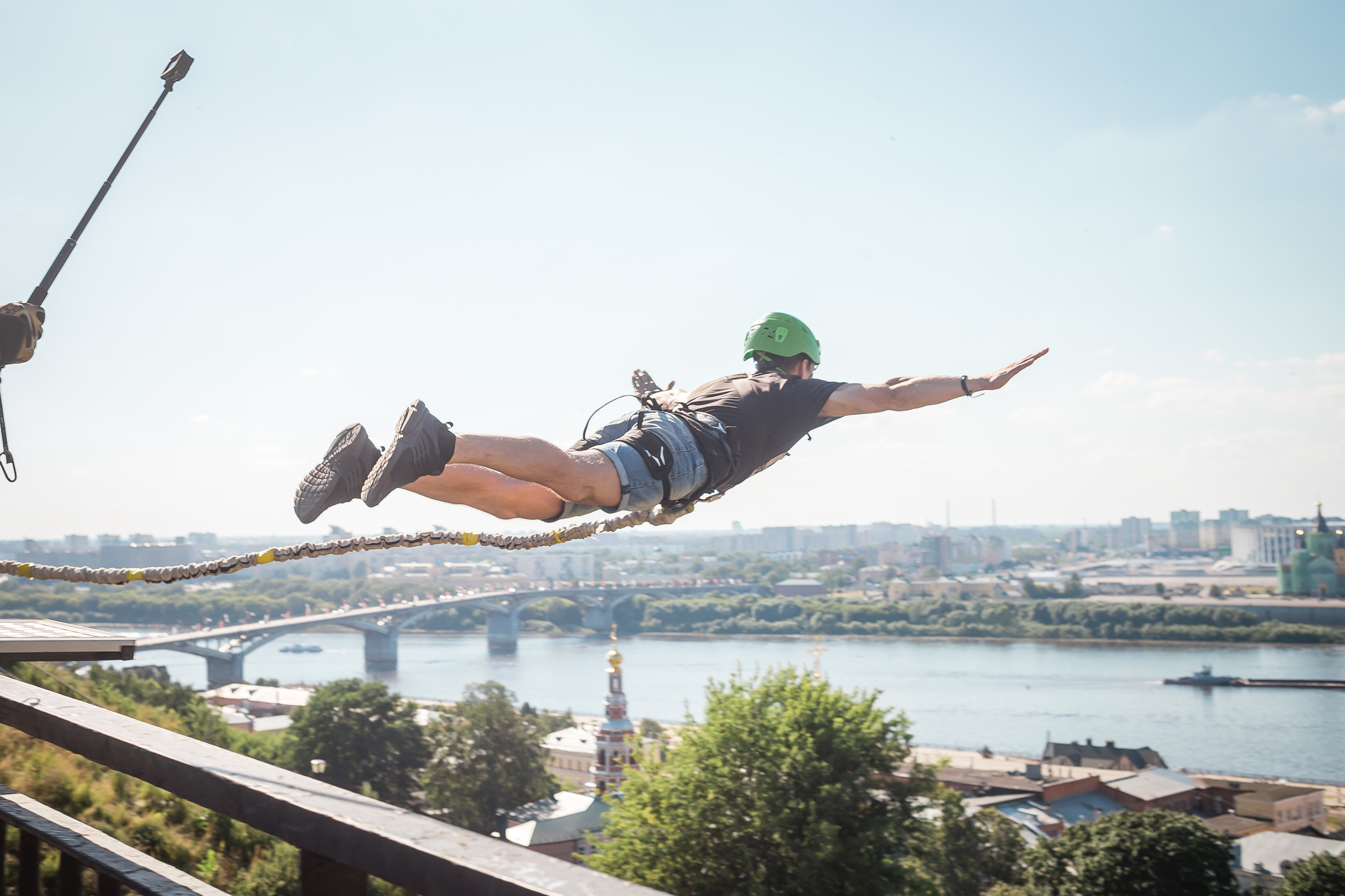 CATS Ropejumping Team — мост на Федоровского. Фотографиня Мария Дикова