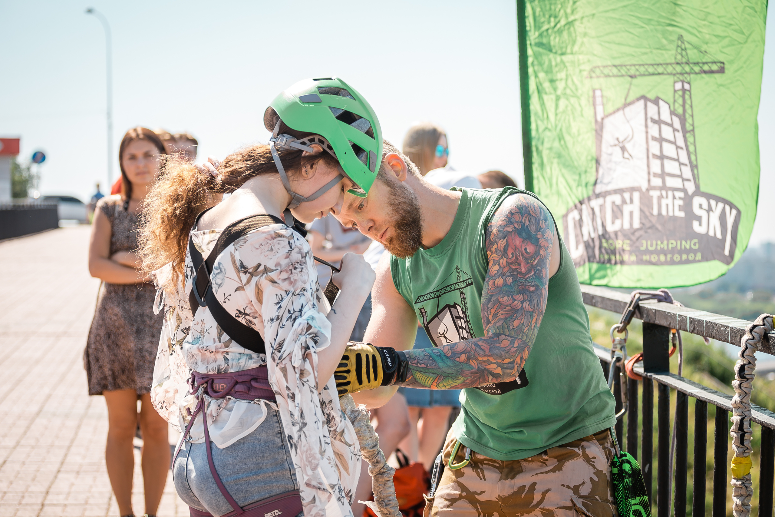 CATS Ropejumping Team — мост на Федоровского. Фотографиня Мария Дикова