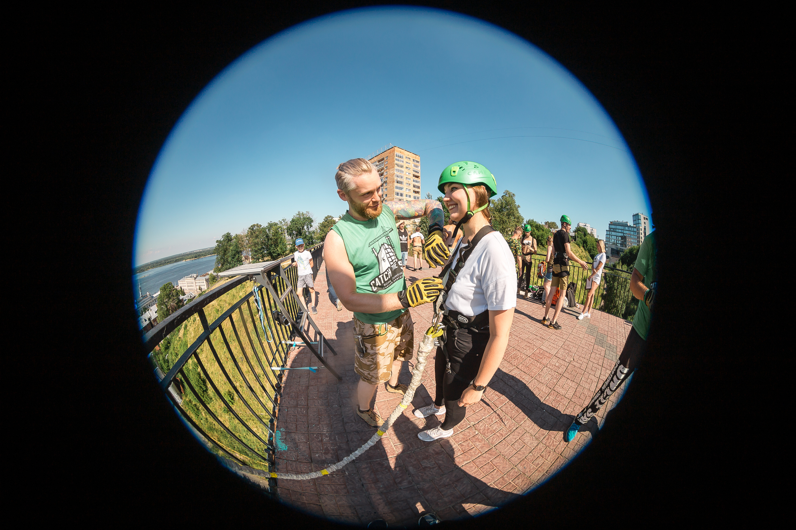CATS Ropejumping Team — мост на Федоровского. Фотографиня Мария Дикова