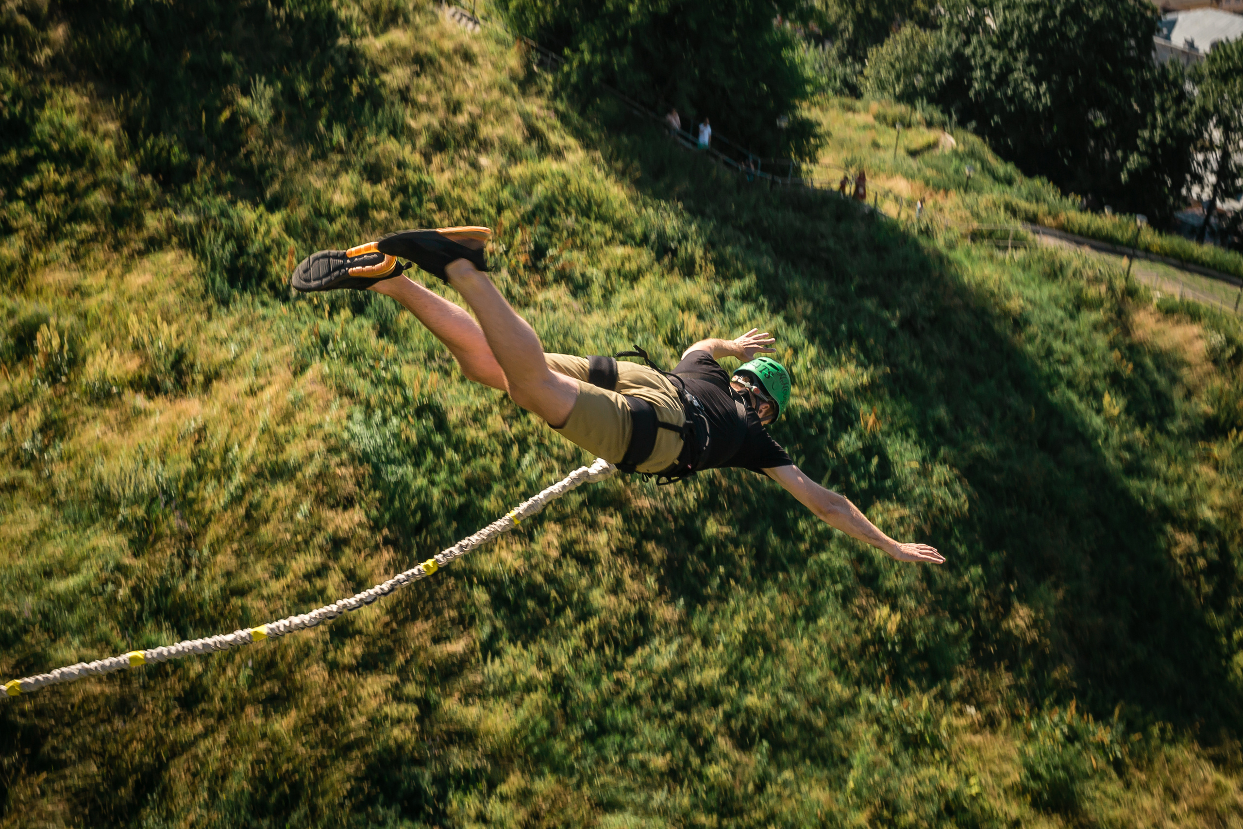 CATS Ropejumping Team — мост на Федоровского. Фотографиня Мария Дикова