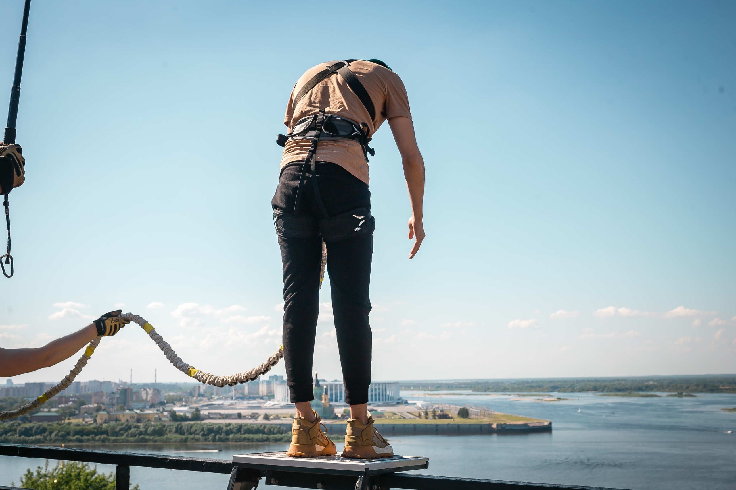 CATS Ropejumping Team — мост на Федоровского. Фотографиня Мария Дикова