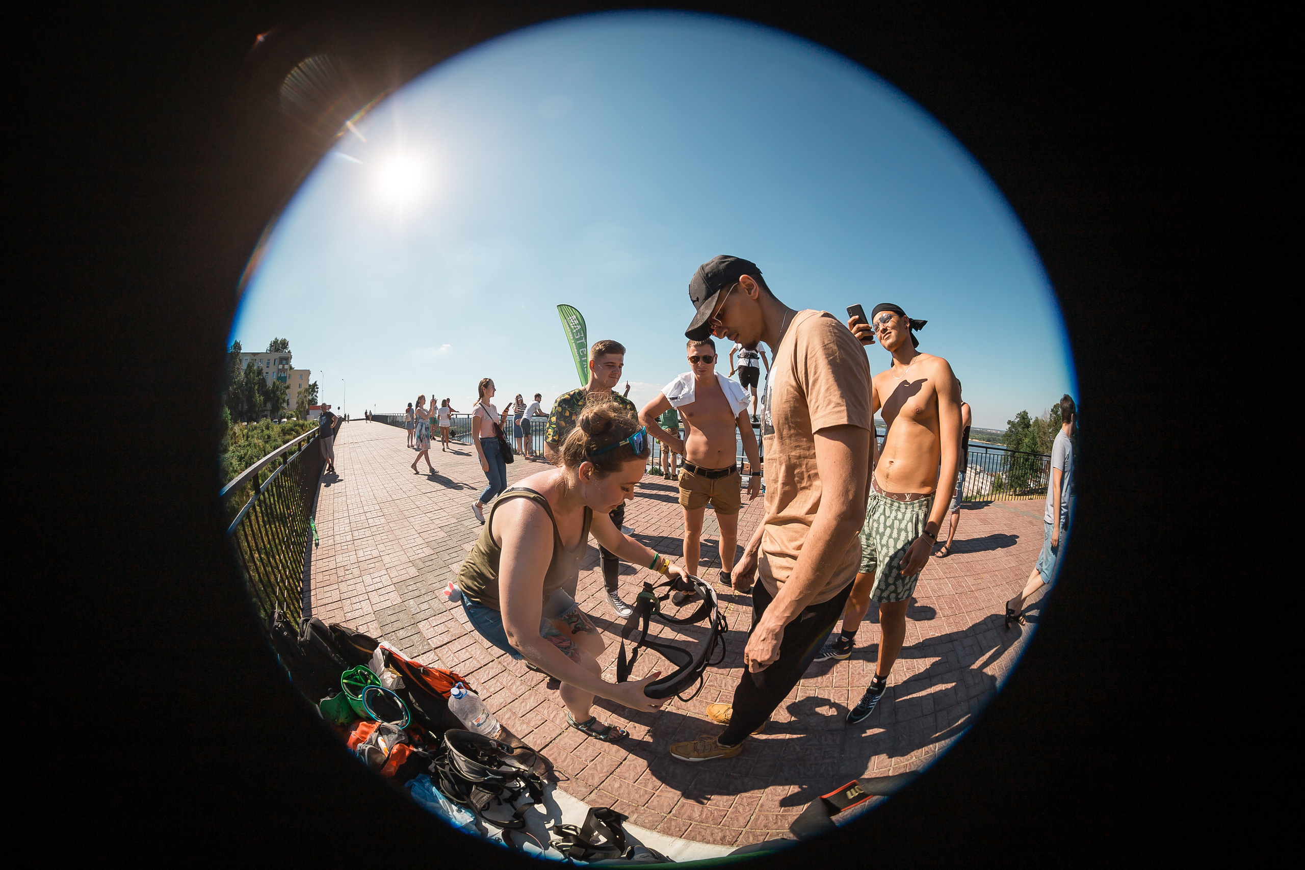 CATS Ropejumping Team — мост на Федоровского. Фотографиня Мария Дикова