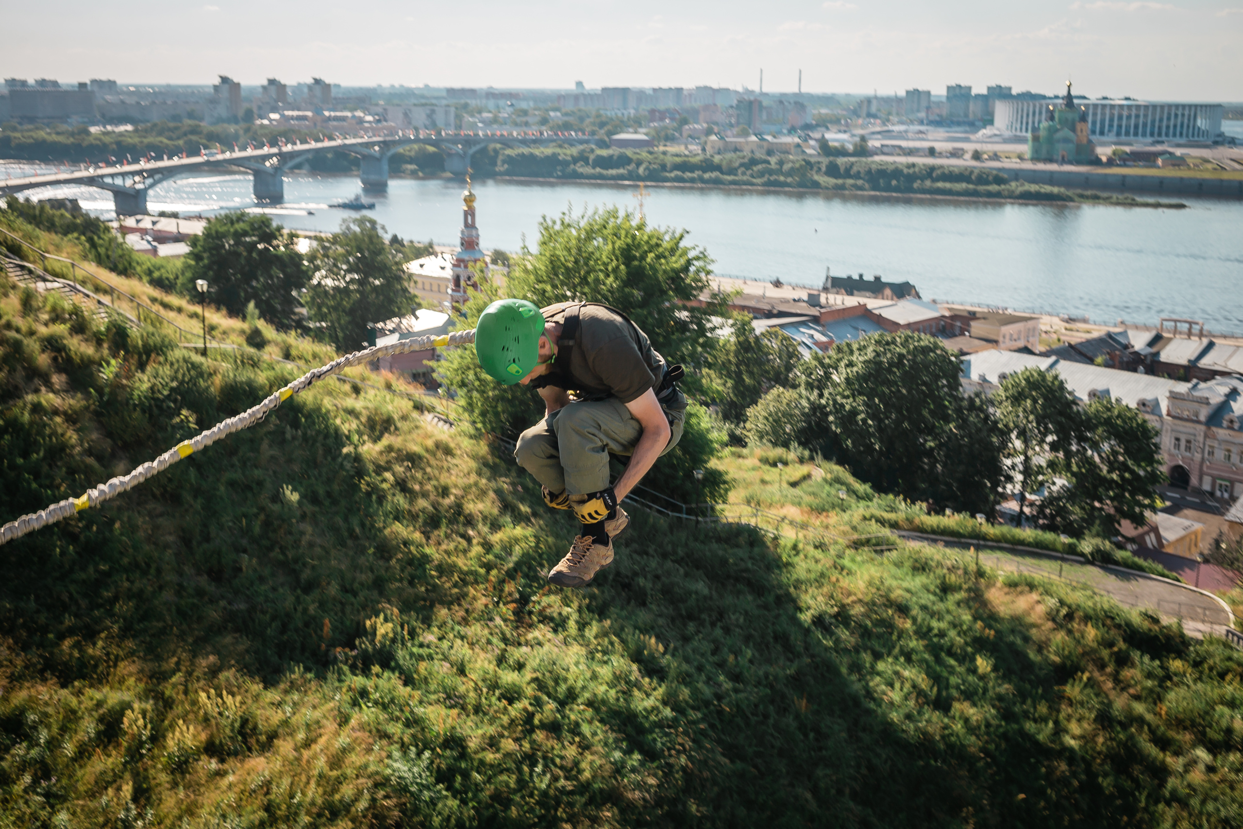 CATS Ropejumping Team — мост на Федоровского. Фотографиня Мария Дикова