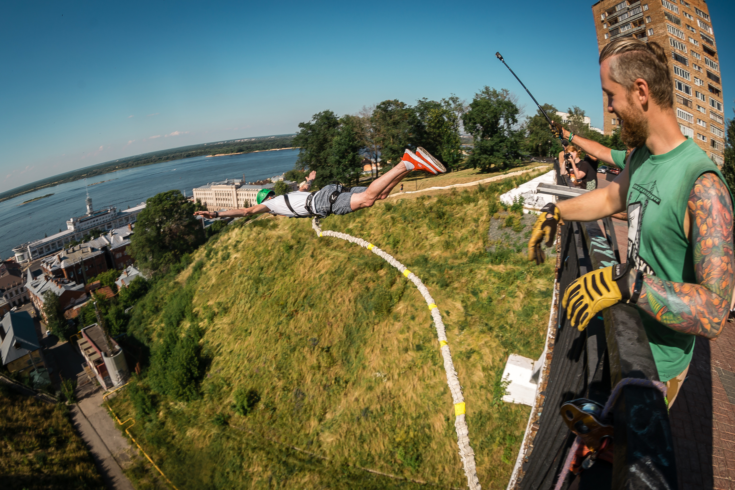 CATS Ropejumping Team — мост на Федоровского. Фотографиня Мария Дикова