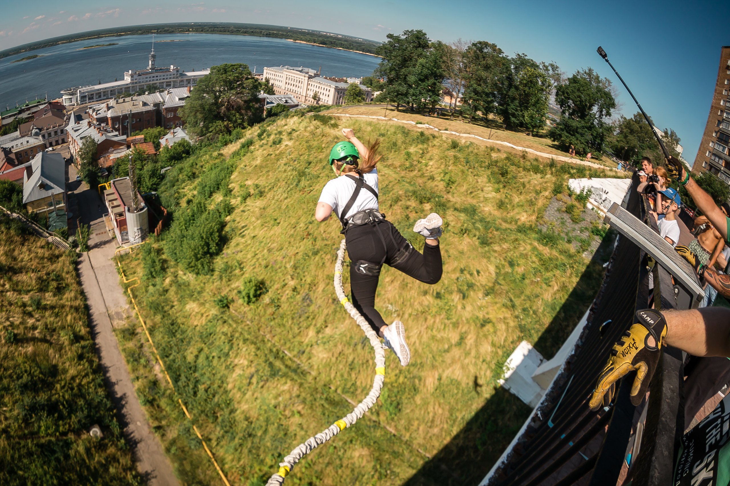 CATS Ropejumping Team — мост на Федоровского. Фотографиня Мария Дикова
