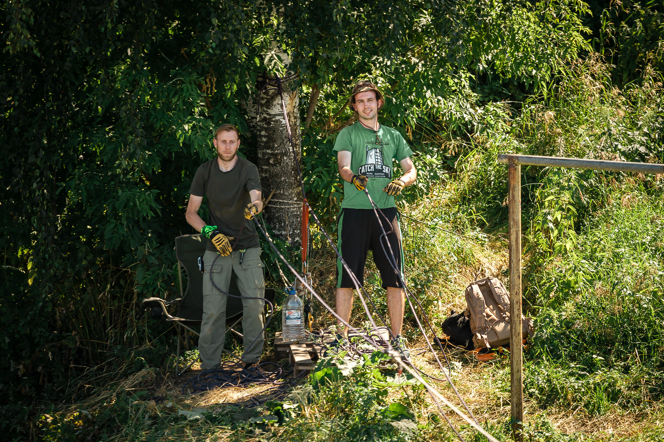 CATS Ropejumping Team — мост на Федоровского. Фотографиня Мария Дикова