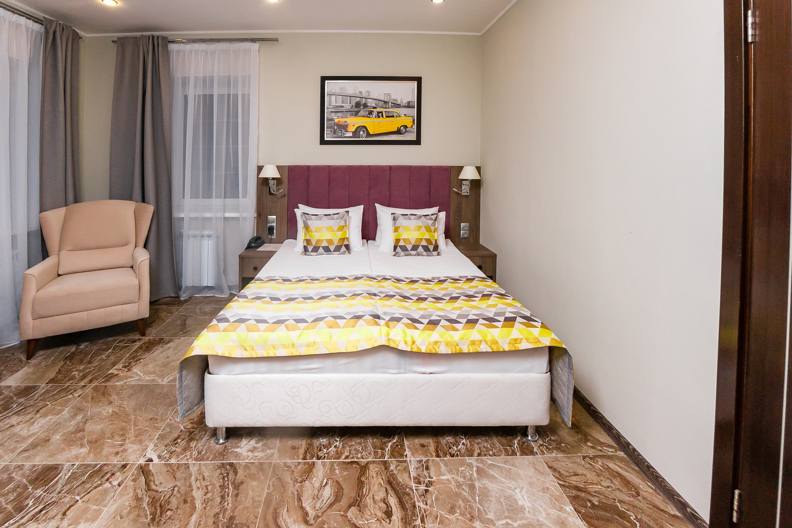 Интерьеры номеров отеля. Фотографиня Мария Дикова