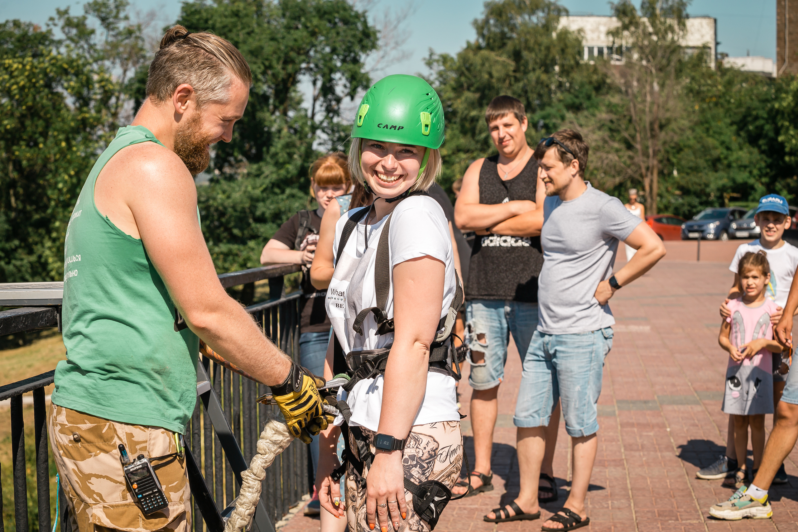 CATS Ropejumping Team — мост на Федоровского. Фотографиня Мария Дикова