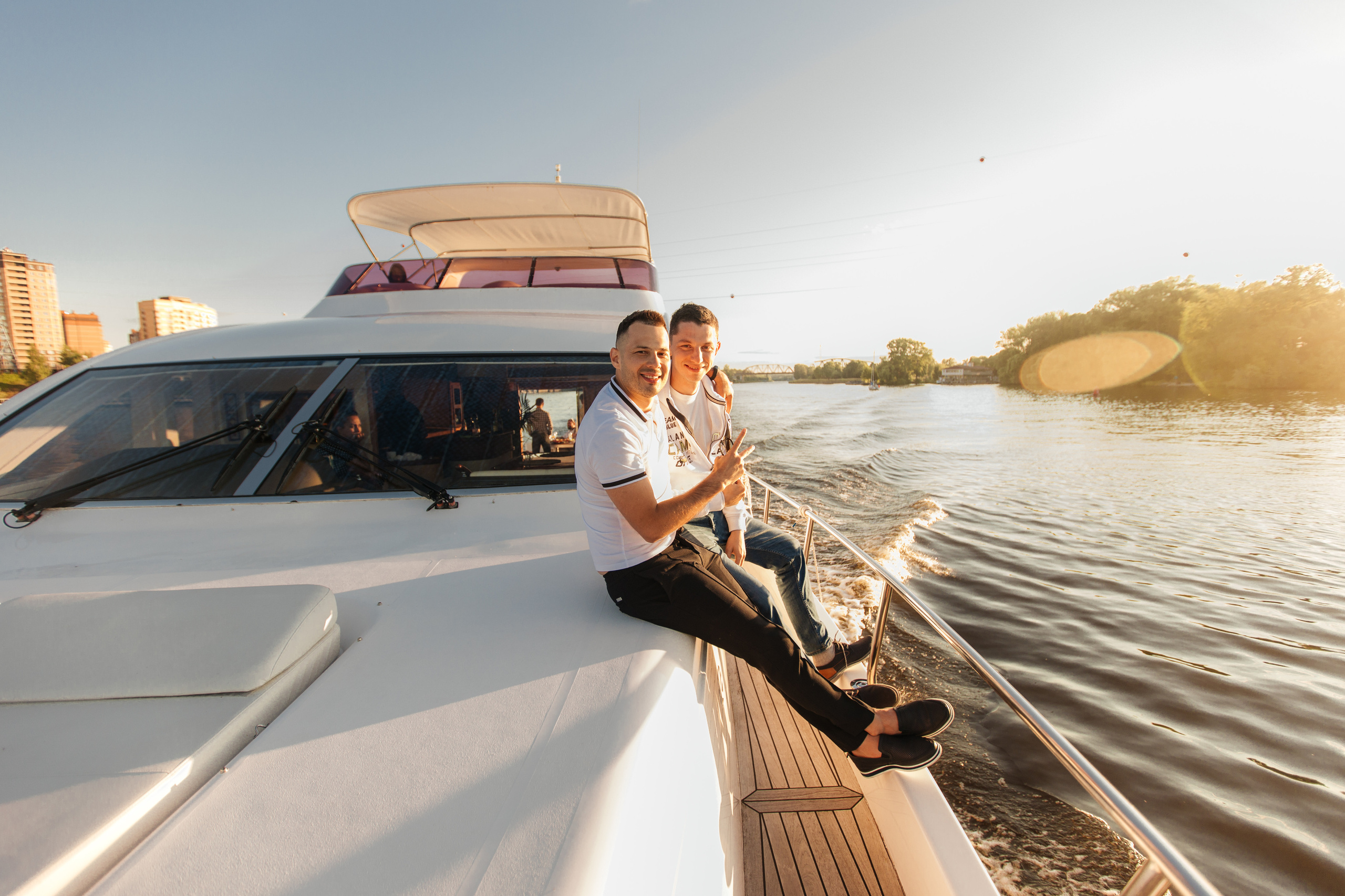 Юбилей на яхте. Свадебный и семейный фотограф в Москве Юлия Сидоркина
