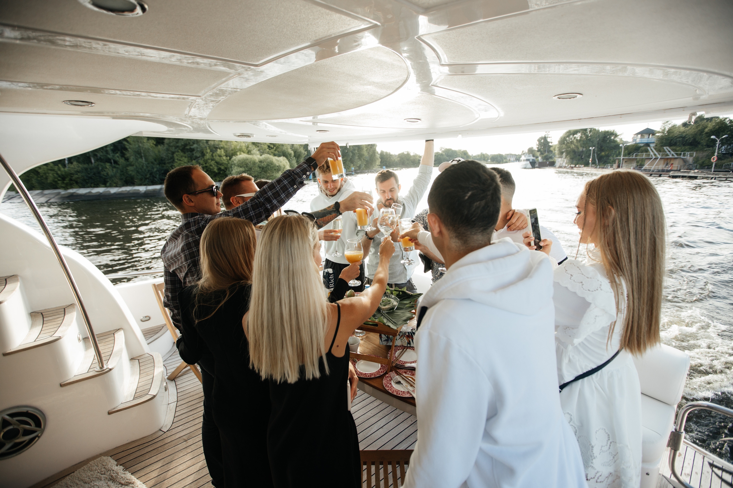 Юбилей на яхте. Свадебный и семейный фотограф в Москве Юлия Сидоркина