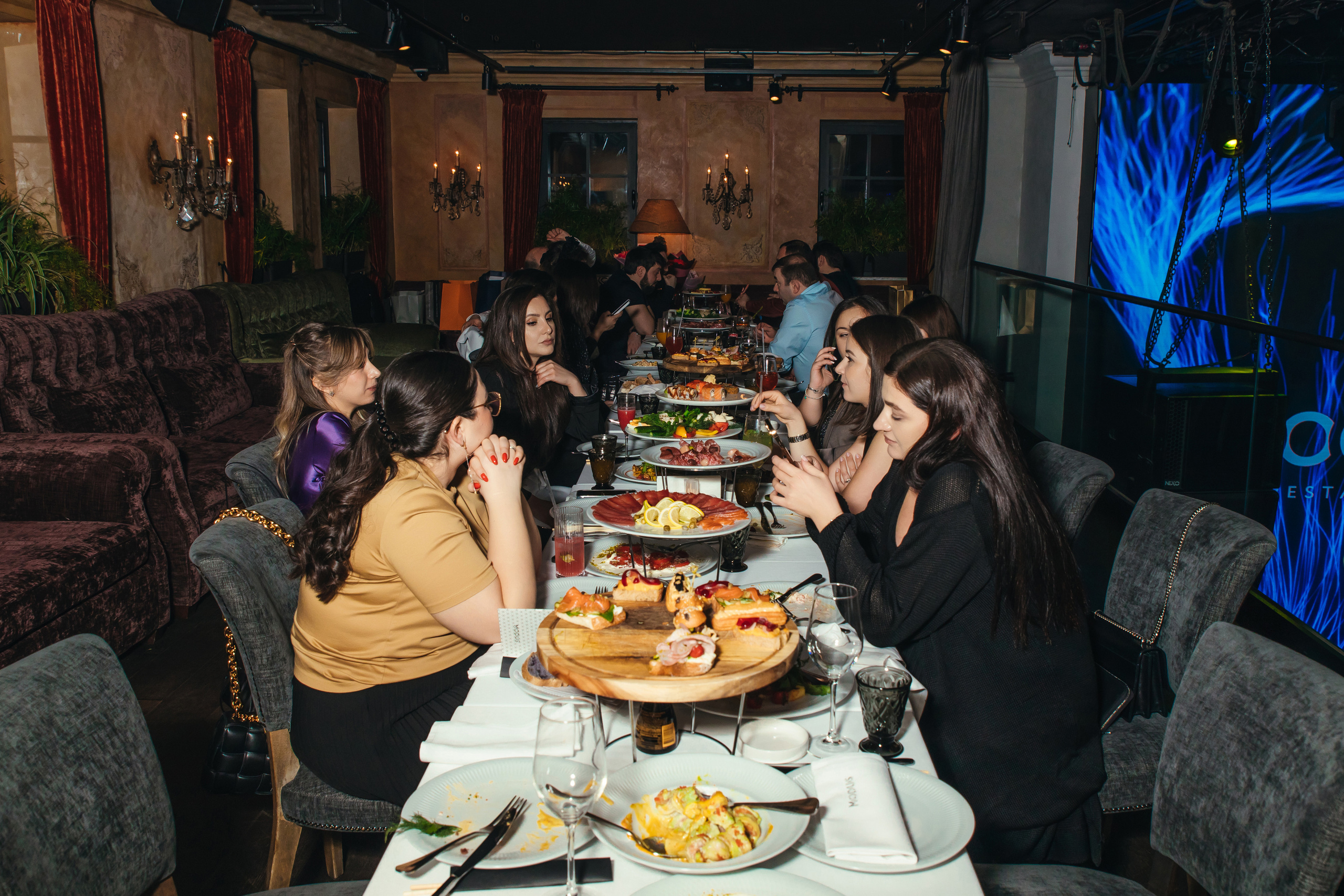 Юбилей в ресторане Modus. Свадебный и семейный фотограф в Москве Юлия Сидоркина