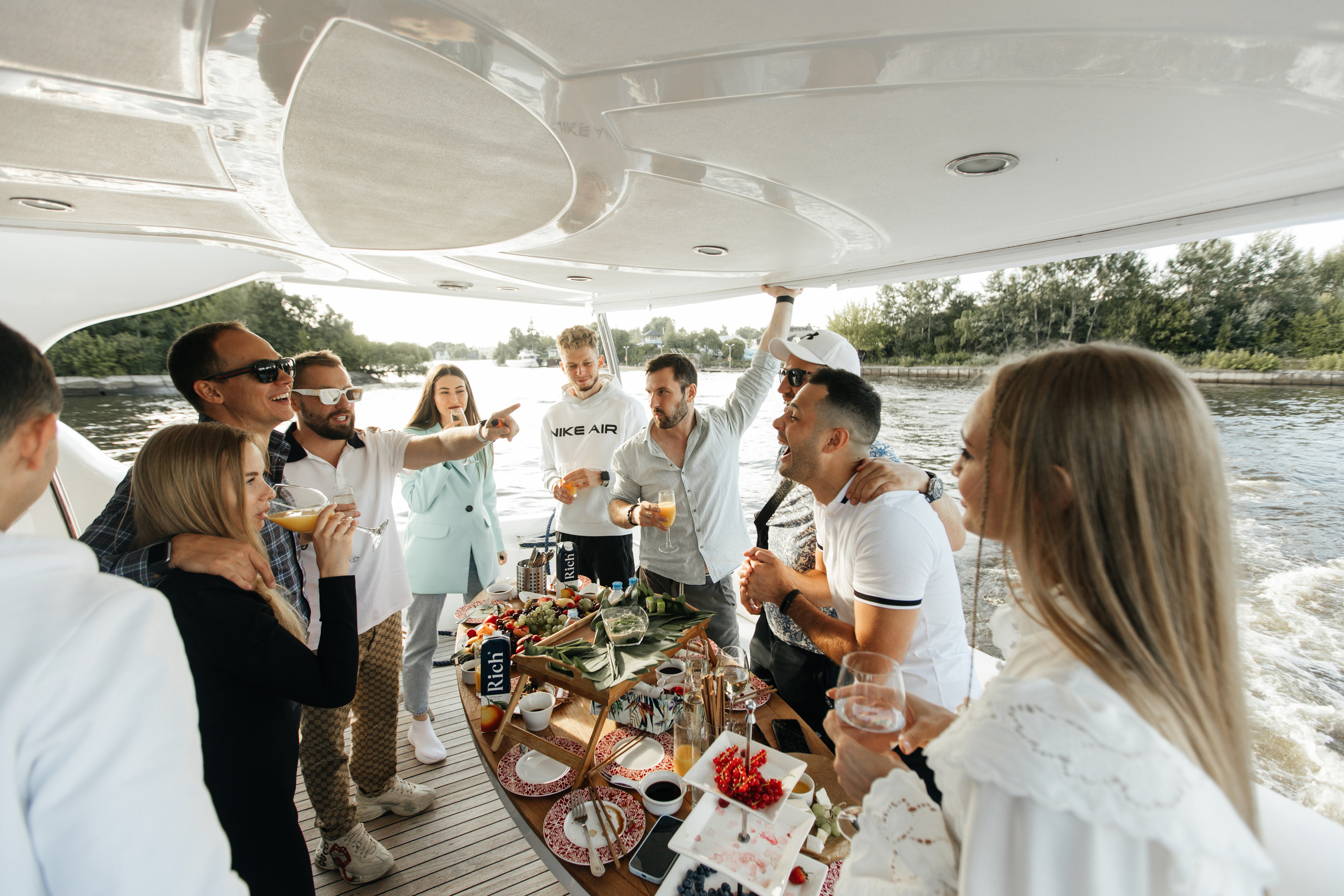 Юбилей на яхте. Свадебный и семейный фотограф в Москве Юлия Сидоркина