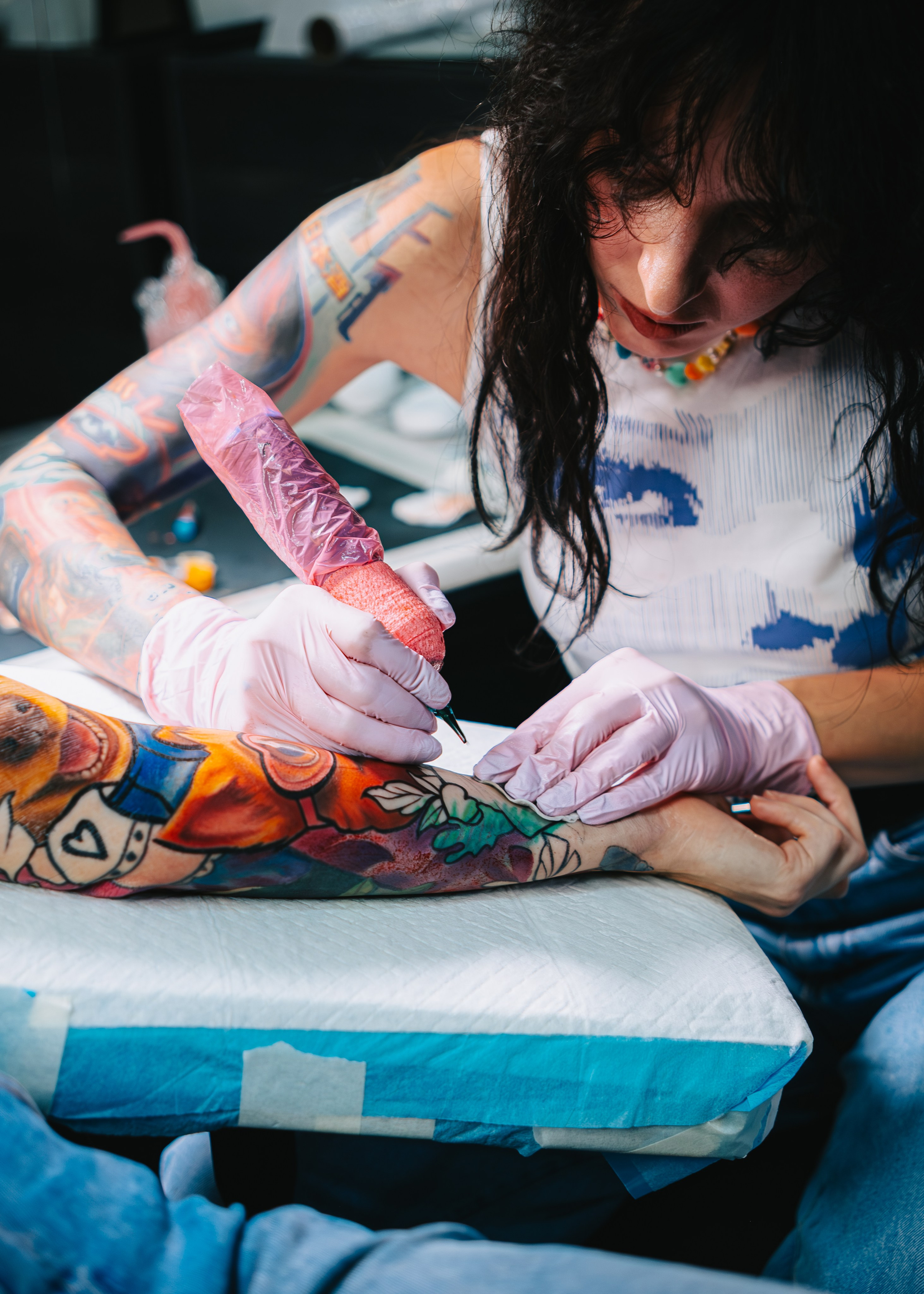 Съемка для личного бренда Kolesnikova Tattoo. Коммерческий и Портретный Фотограф Симферополь Крым Максим Махо