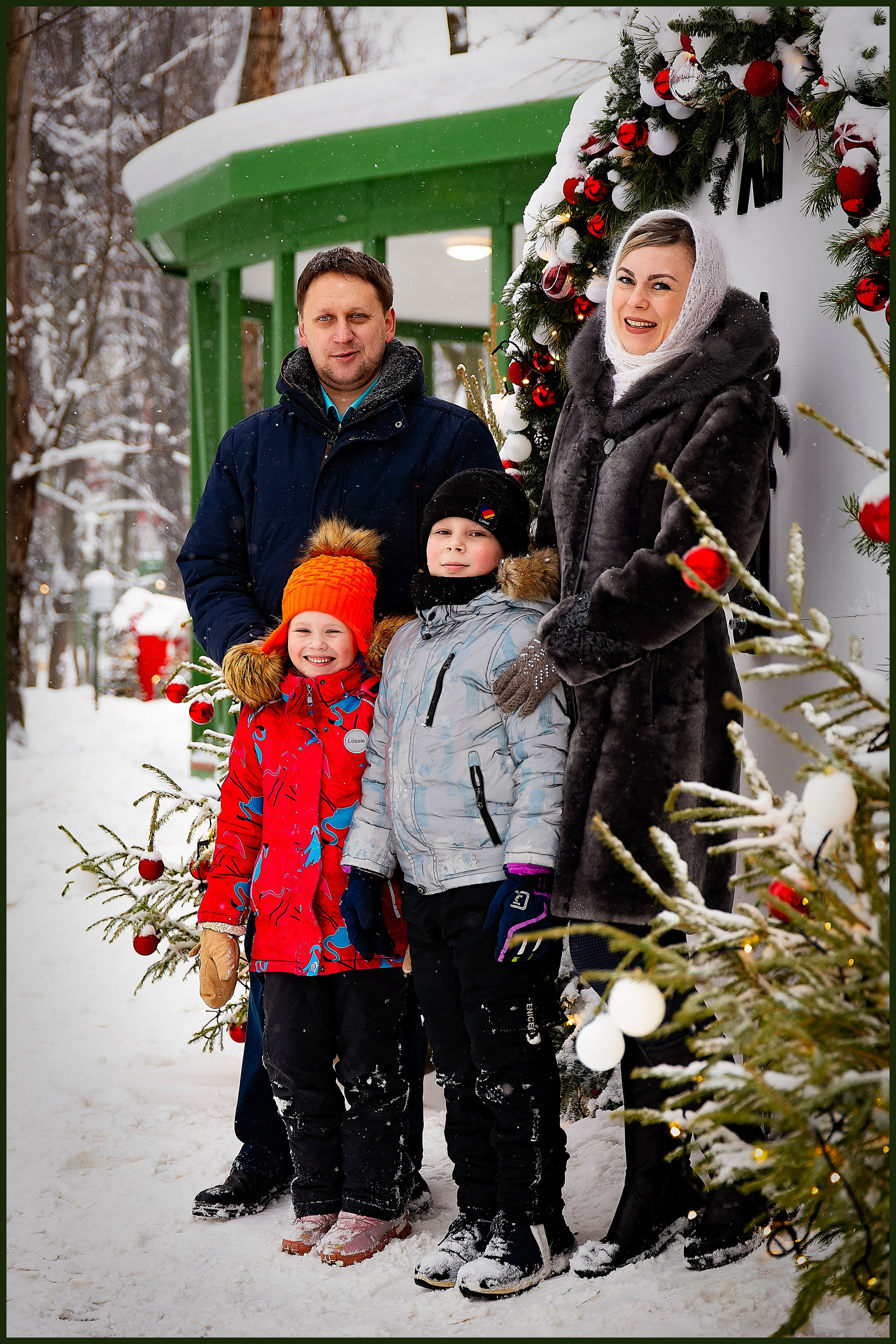 Александра и Андрей с детьми. Лев Постнов.Фотограф. Нижний Новгород