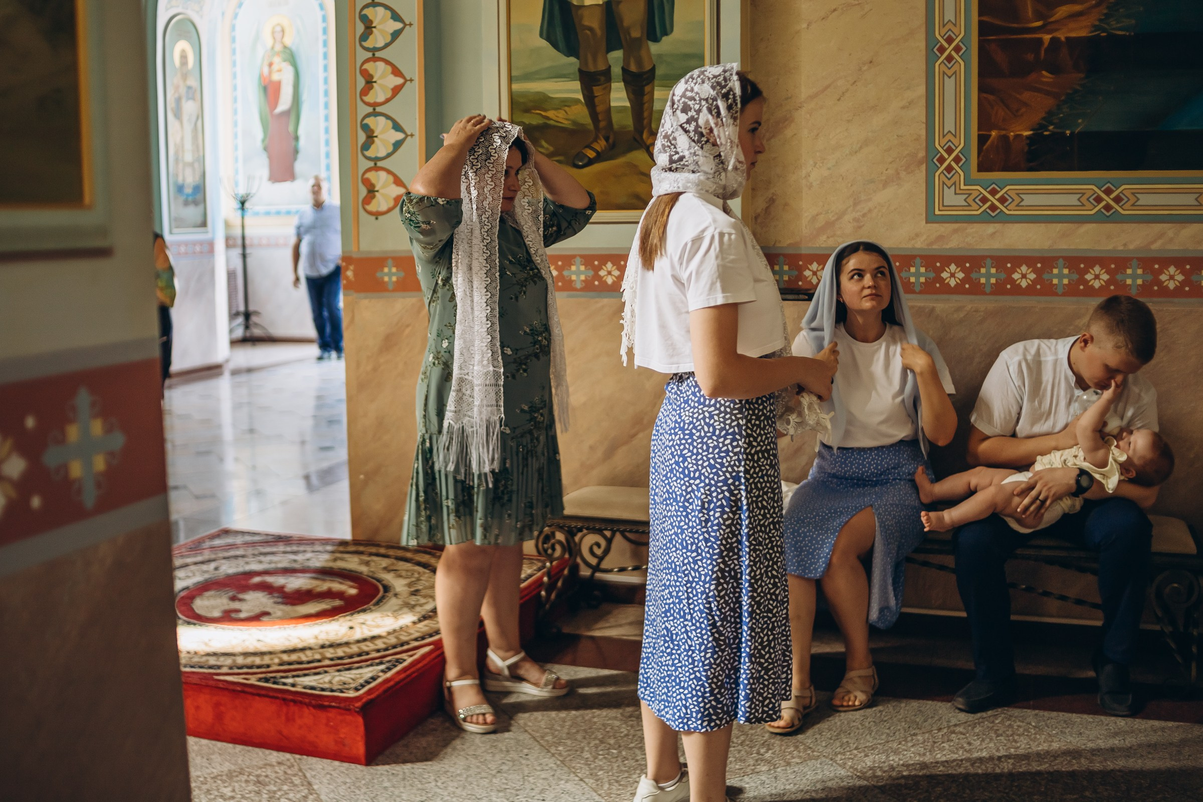 Крещение Надежды. Семейный фотограф в Волгодонске Краченцева Анна