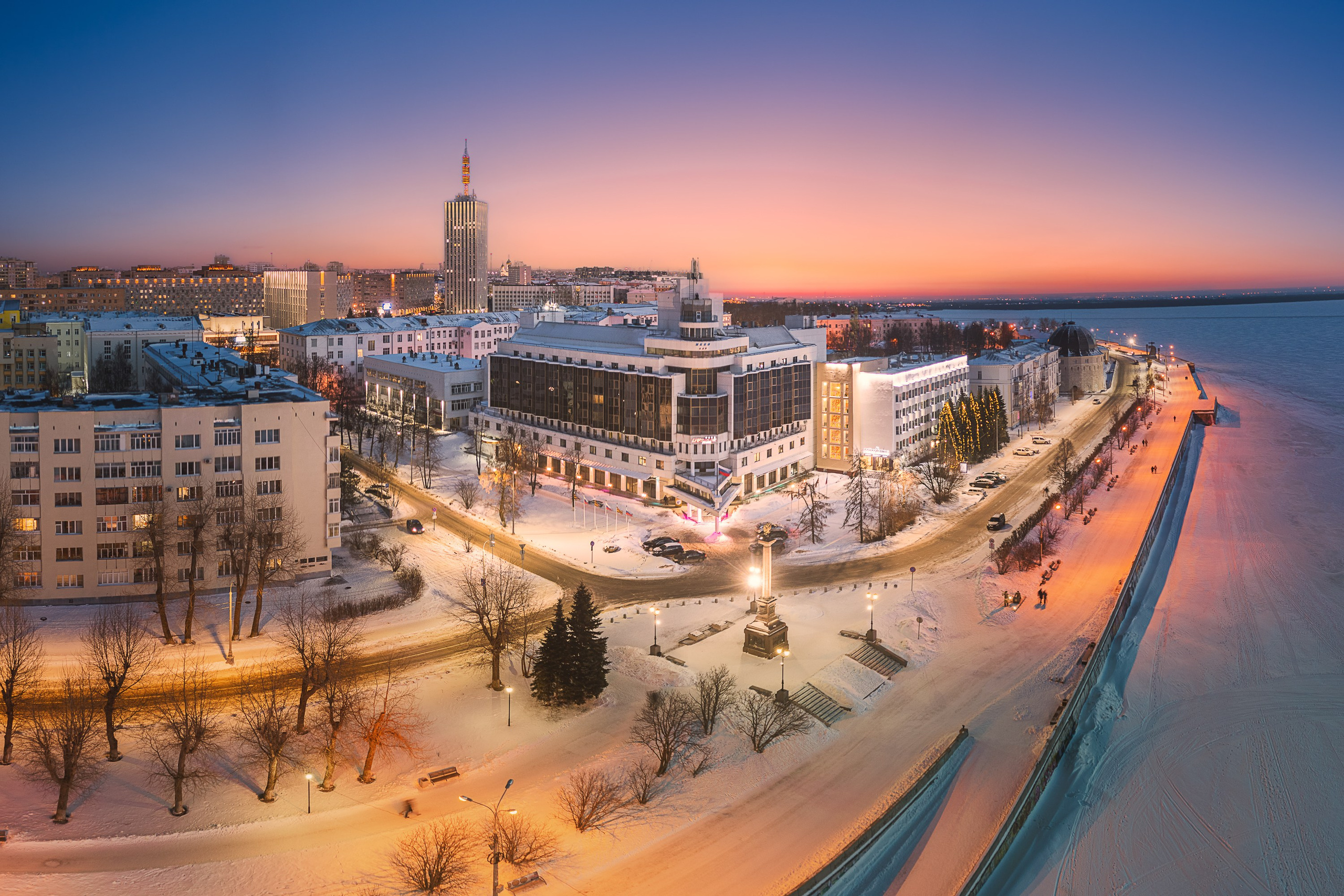 Город. Аэросъемка в Архангельске, Александр Ермолин