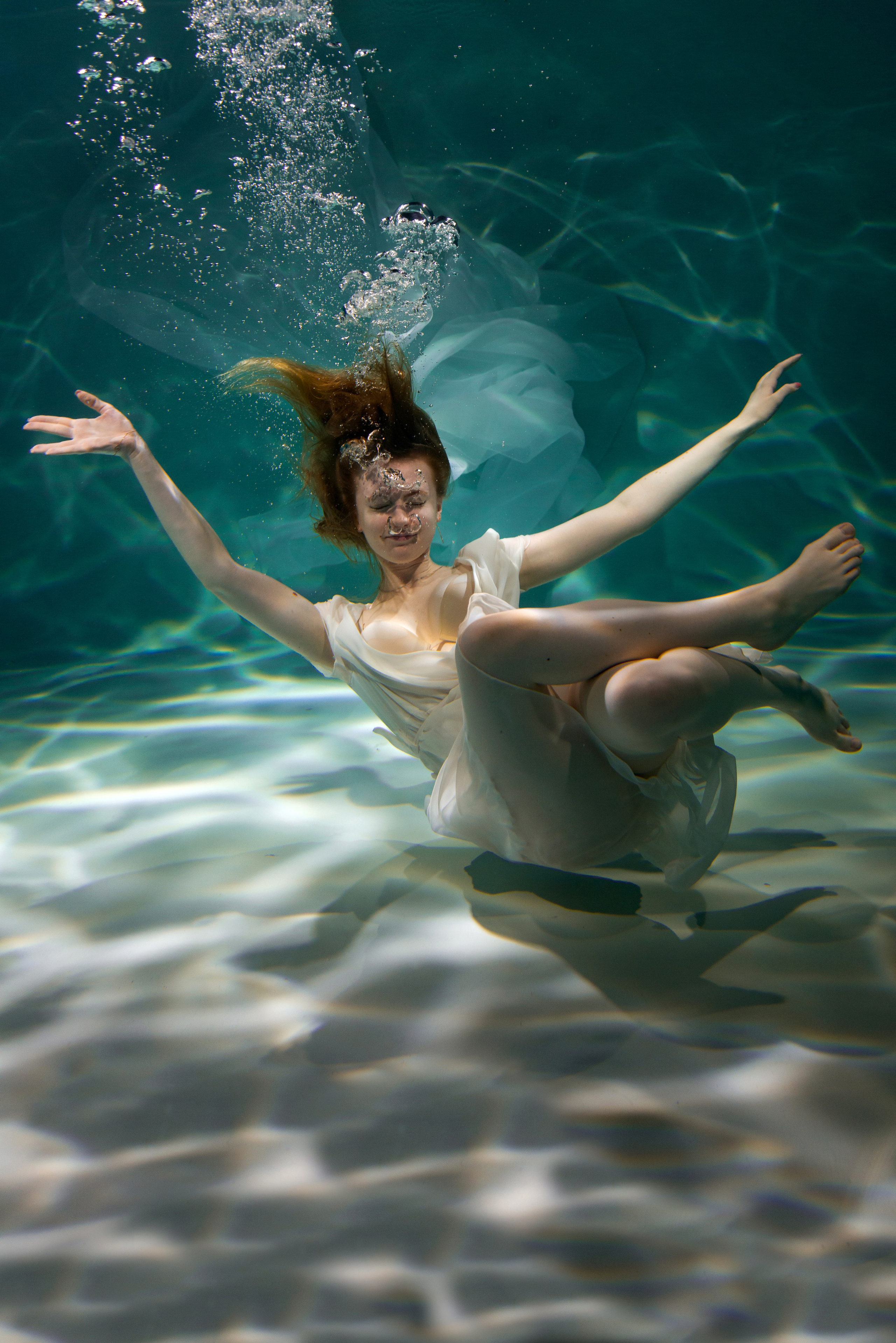 Под водой. Фотограф и дизайнер в Москве Екатерина Лобачева