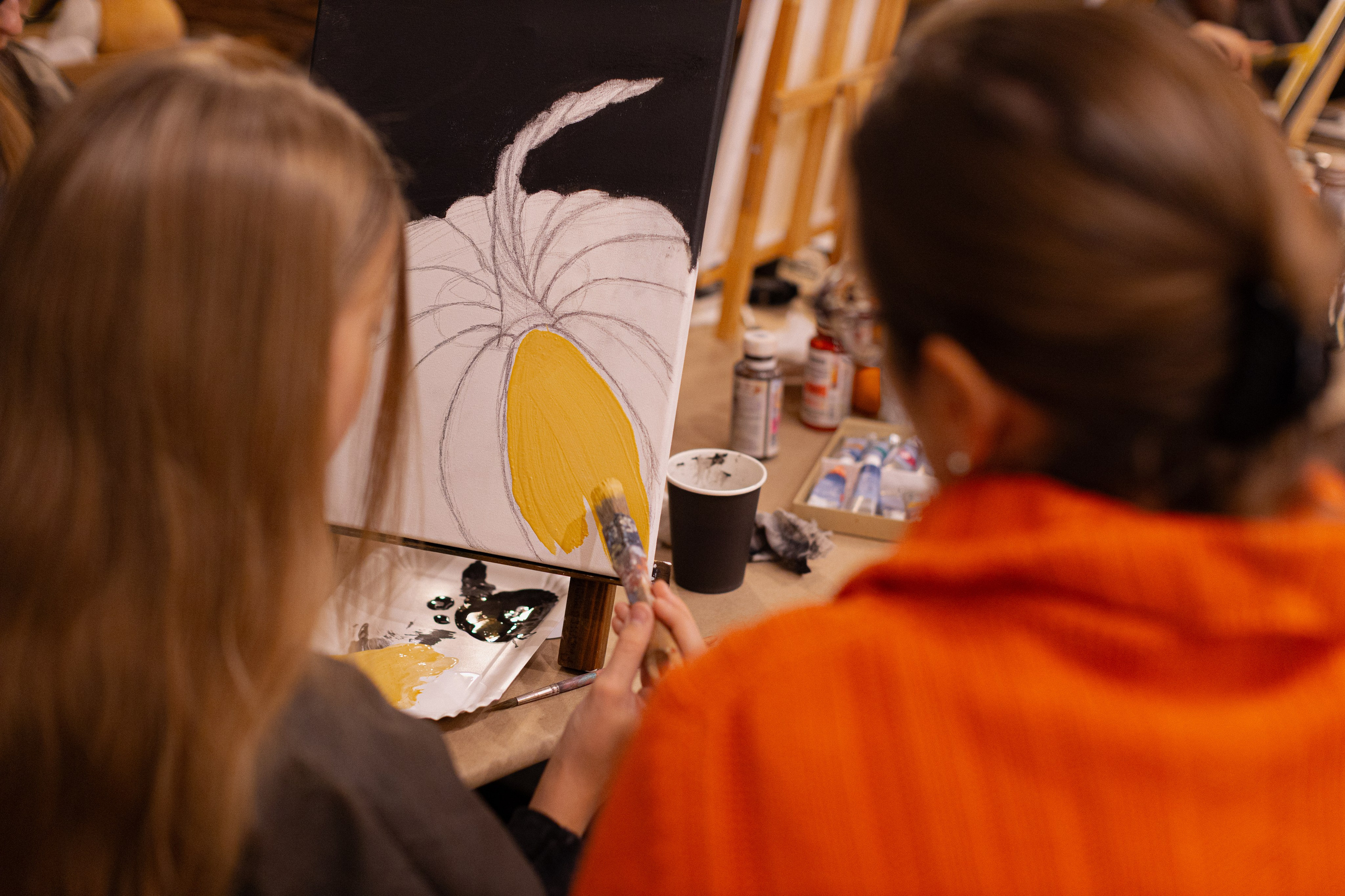 МК Тыква в кафе Здрасте. Анастасия Ракчеева Художник