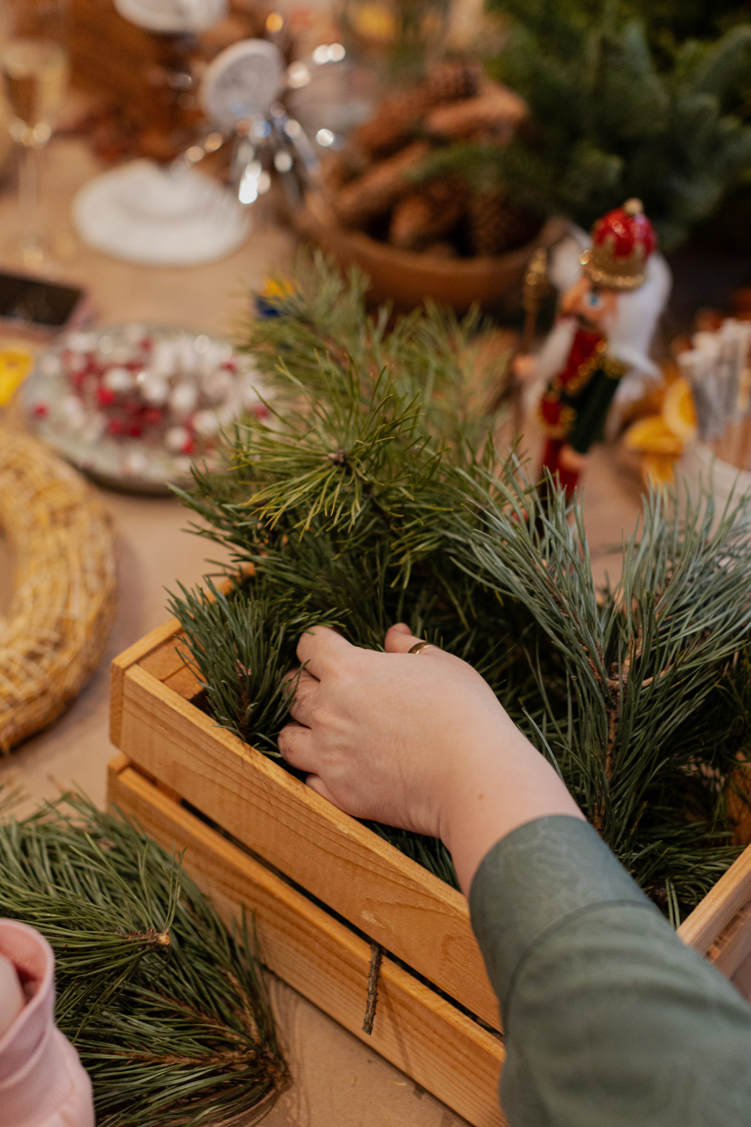 Мк Новогодний Венок. Анастасия Ракчеева Художник