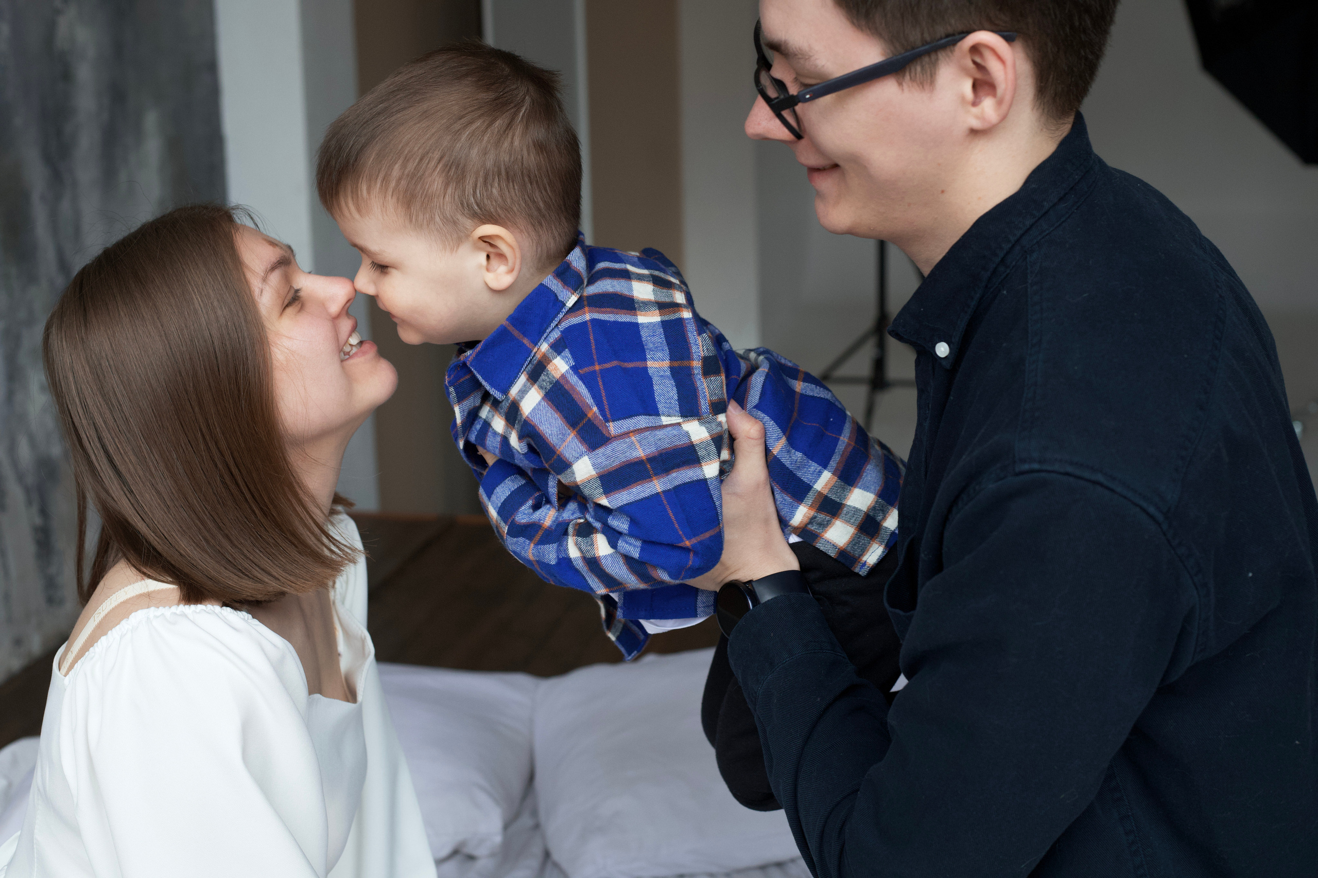 Семья Неволеных. Портретный фотограф в Москве Алексей Соловьёв