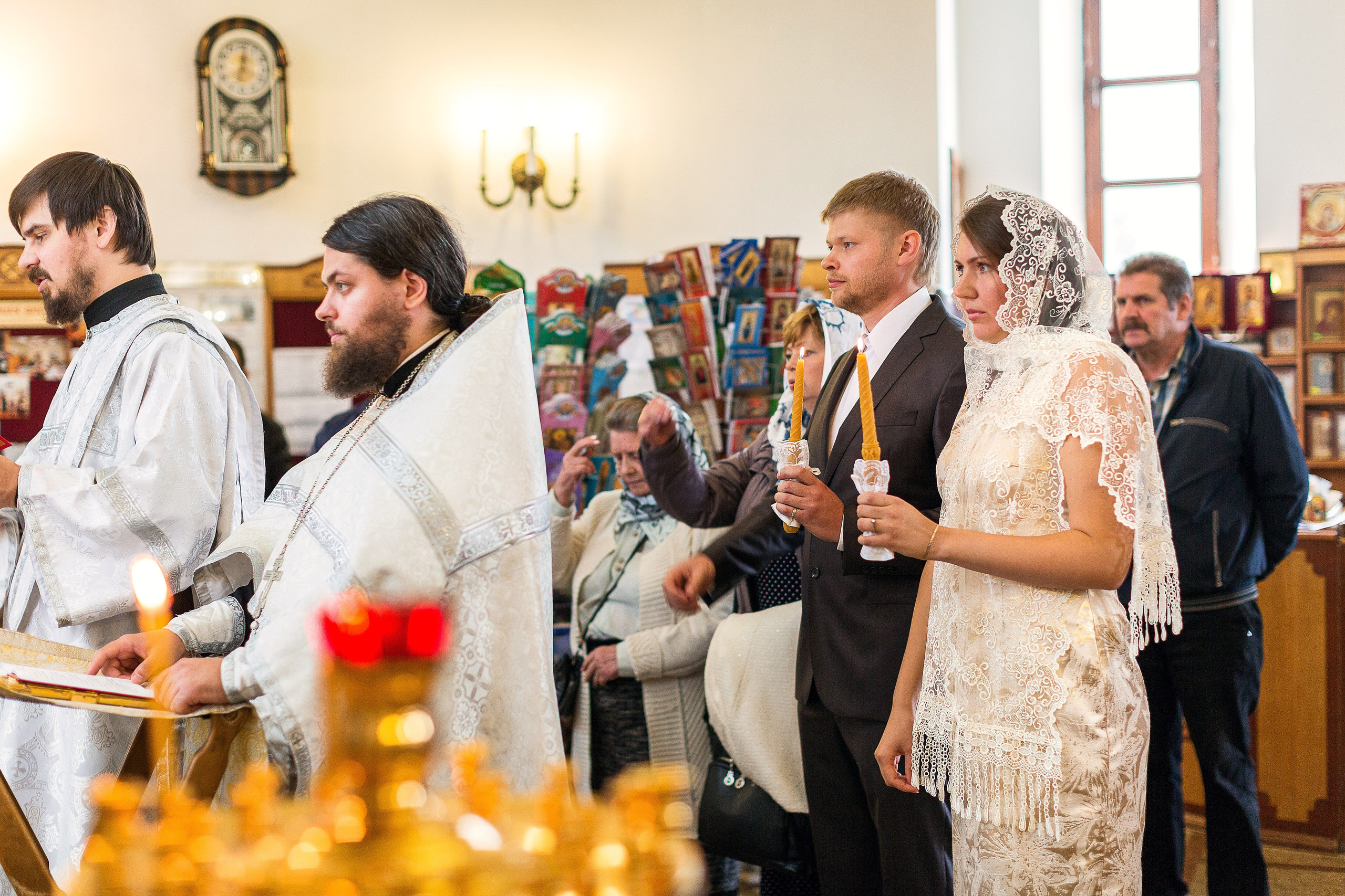 Венчание Светланы и Алексея. Фотограф на Крещение, семейный фотограф в Москве