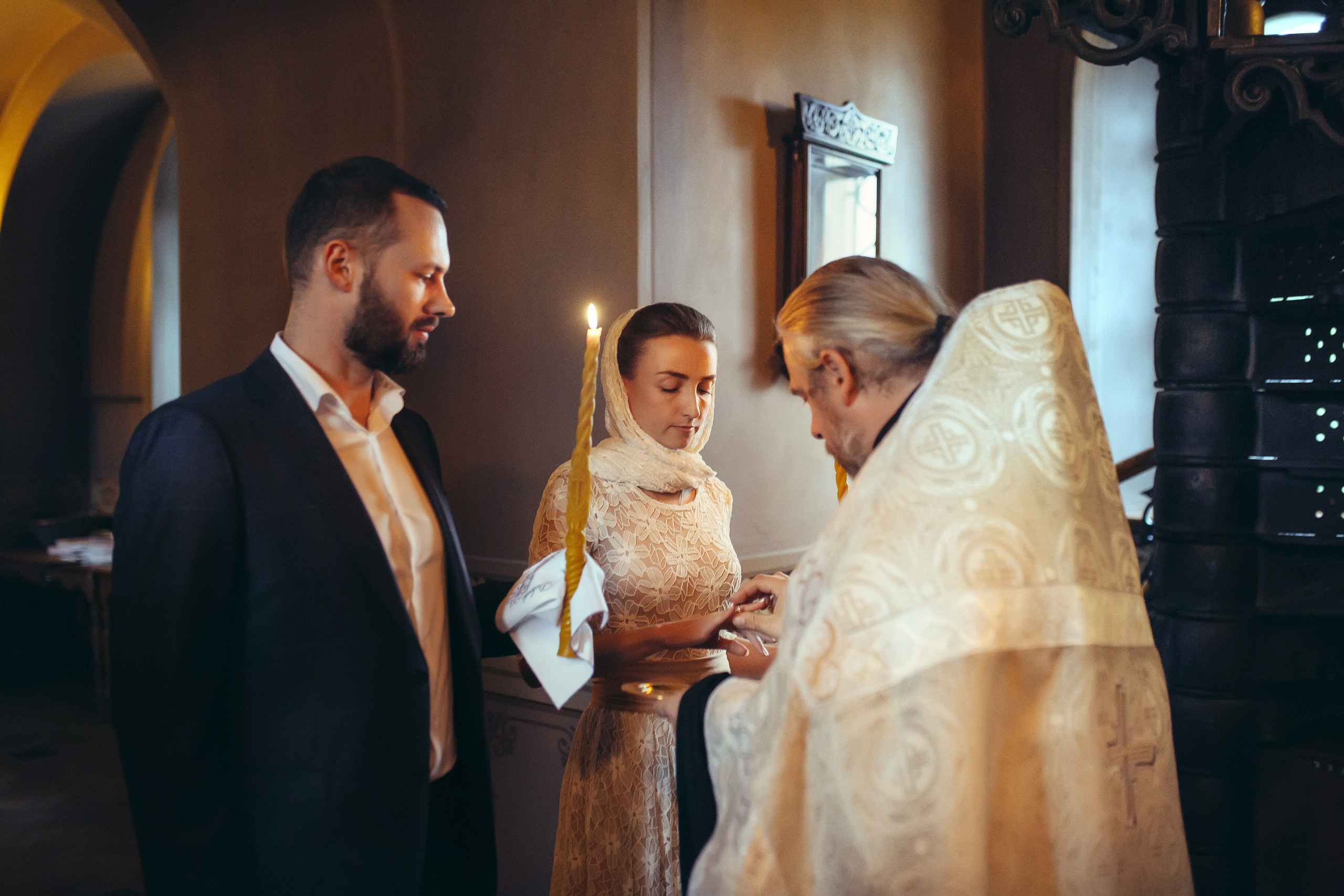 Венчание Виктора и Марии. Фотограф на Крещение, семейный фотограф в Москве