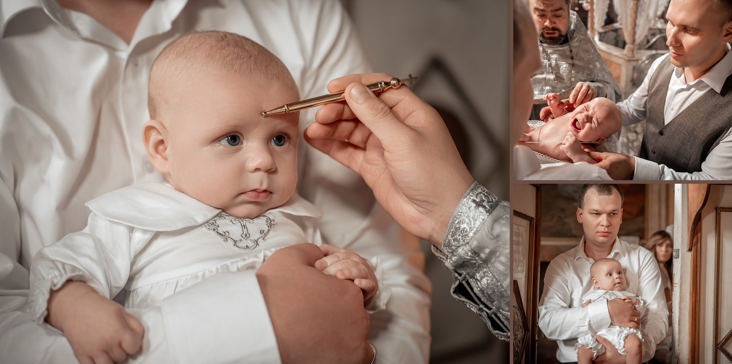 Крещение Сашеньки в Храме Воскресения Словущего в Даниловской Слободе