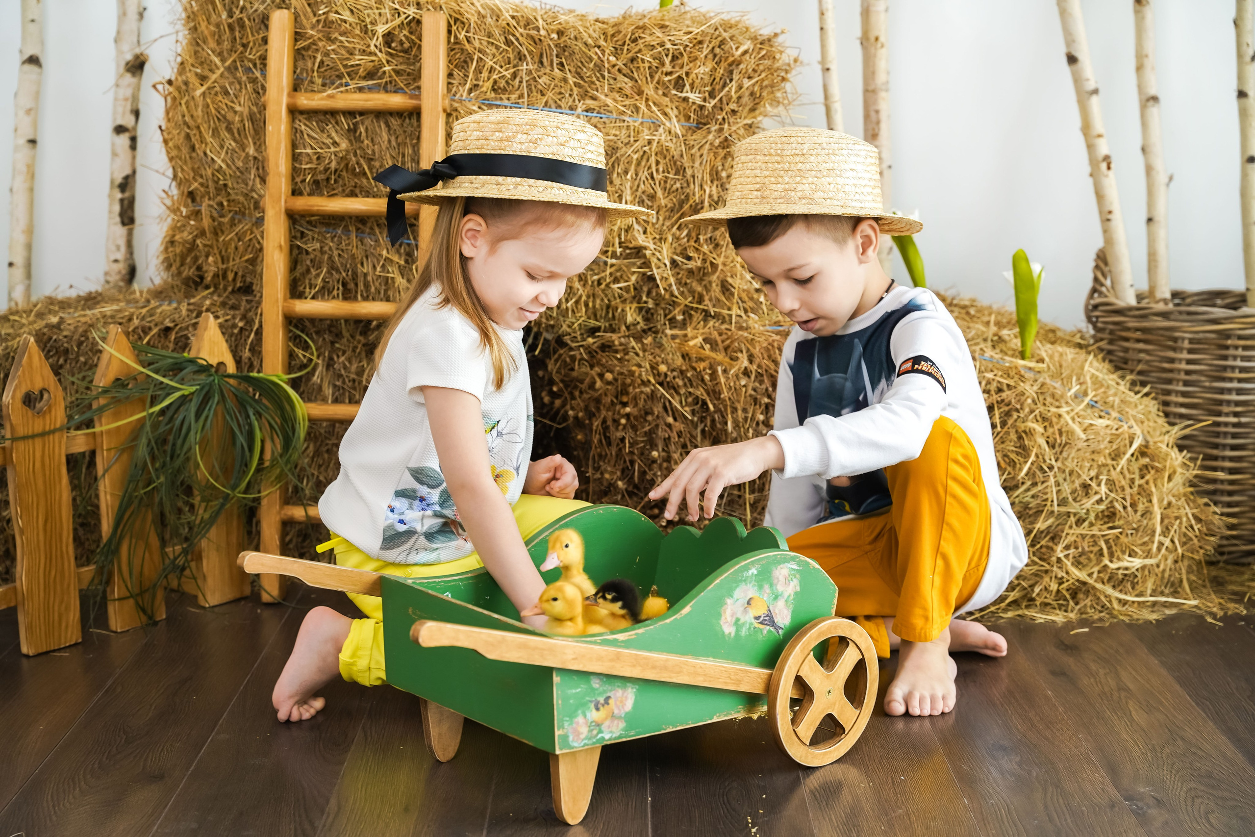 ПРОЕКТ «ПАСХАЛЬНЫЙ» С УТЯТАМИ. Фотограф в Ялте Инна Найден. Детский и семейный фотограф