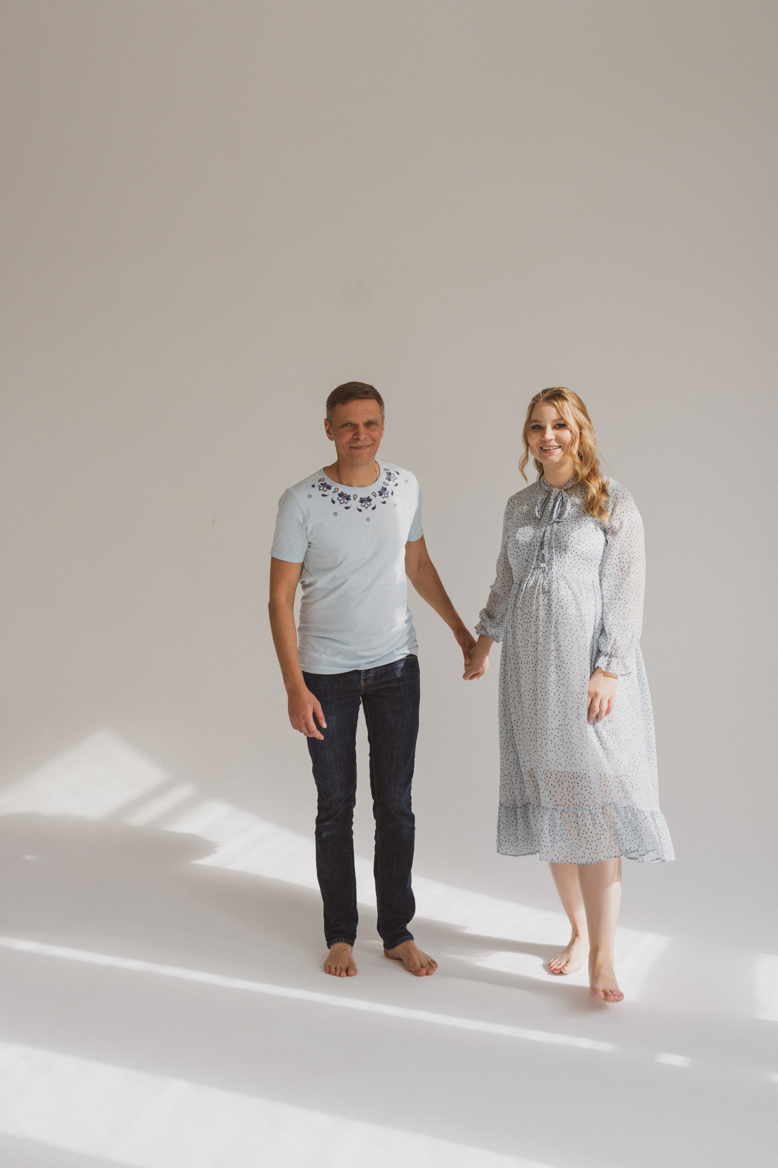 Семейная фотосессия в студии в Москве, семейный фотограф Анна Полушина. Свадебный фотограф в Москве Анна Полушина