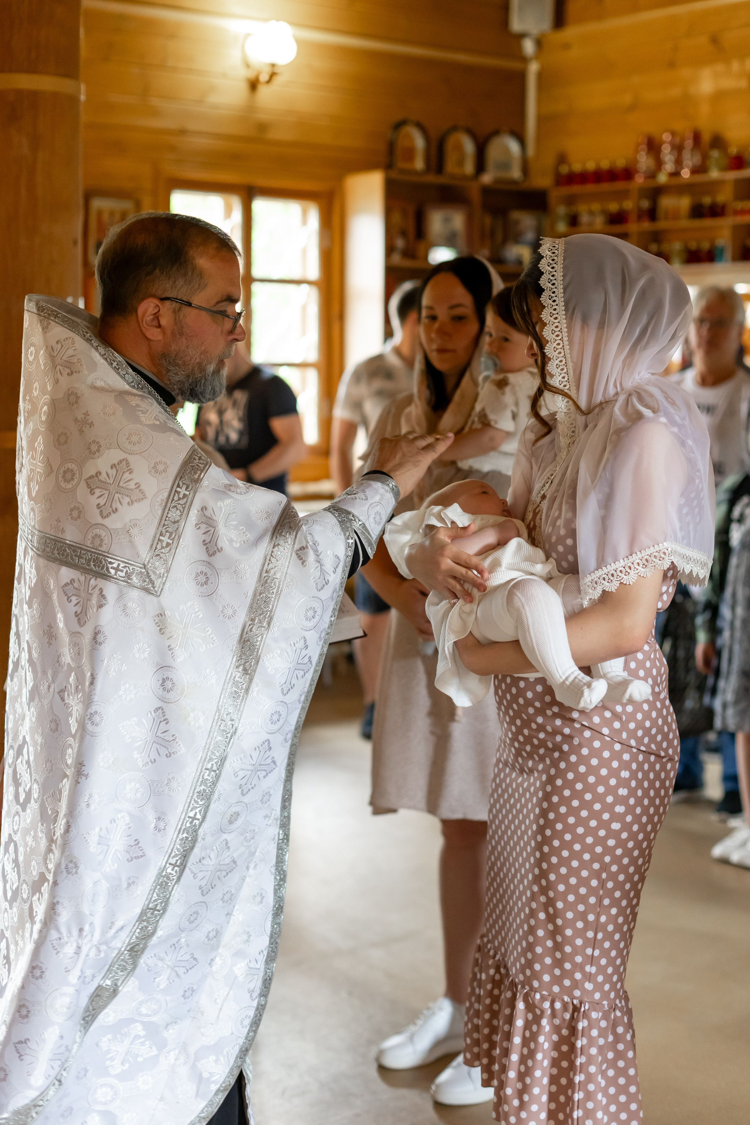 Таинство крещения Храм Святого страстотерпца Императора Николая Второго (г. Щелково). Фотограф Щелково/ Москва Татьяна Жучкова