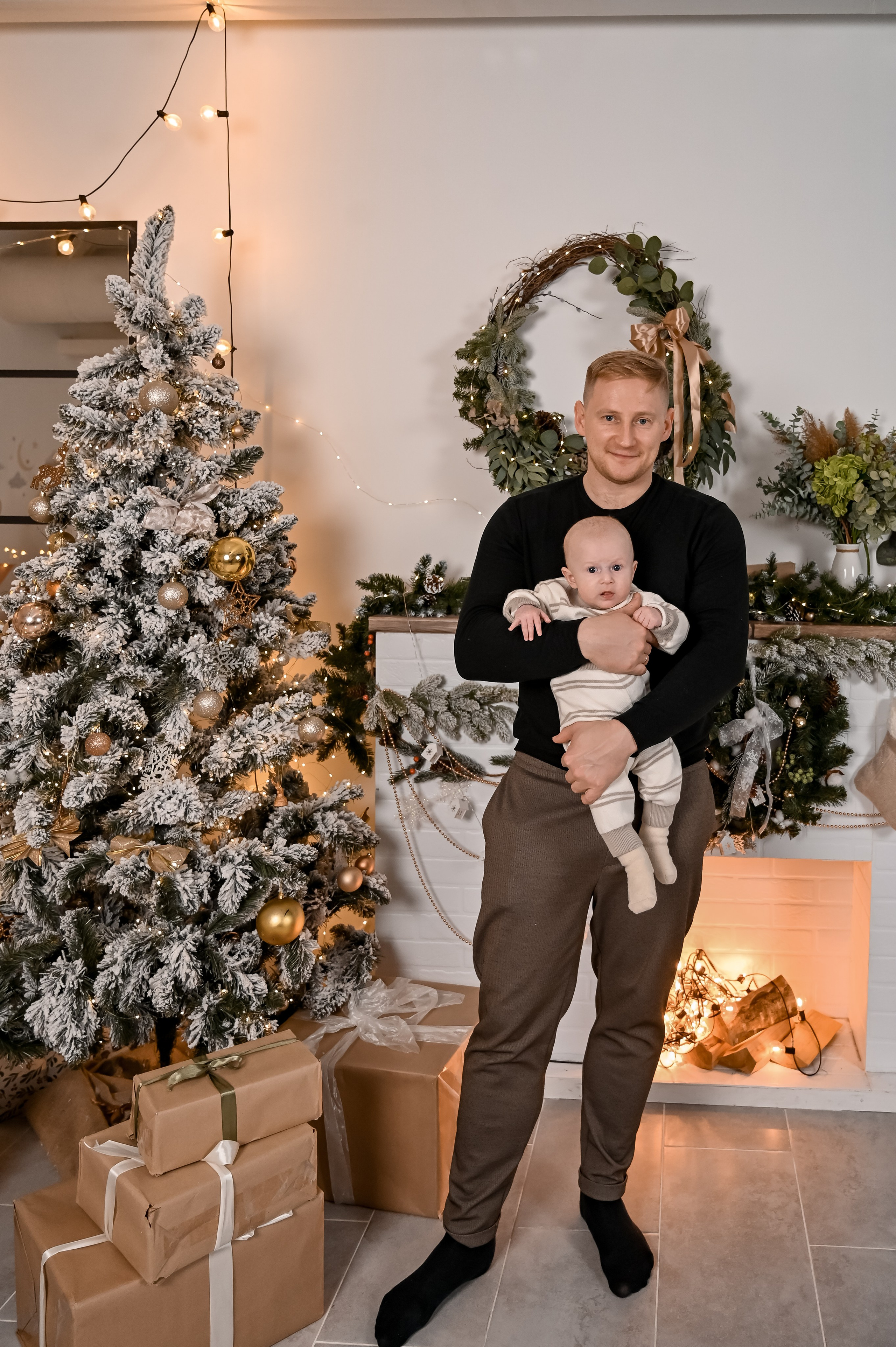 Новогодняя фотосессия в студии. Семейный и свадебный фотограф в г. Уфа Динара