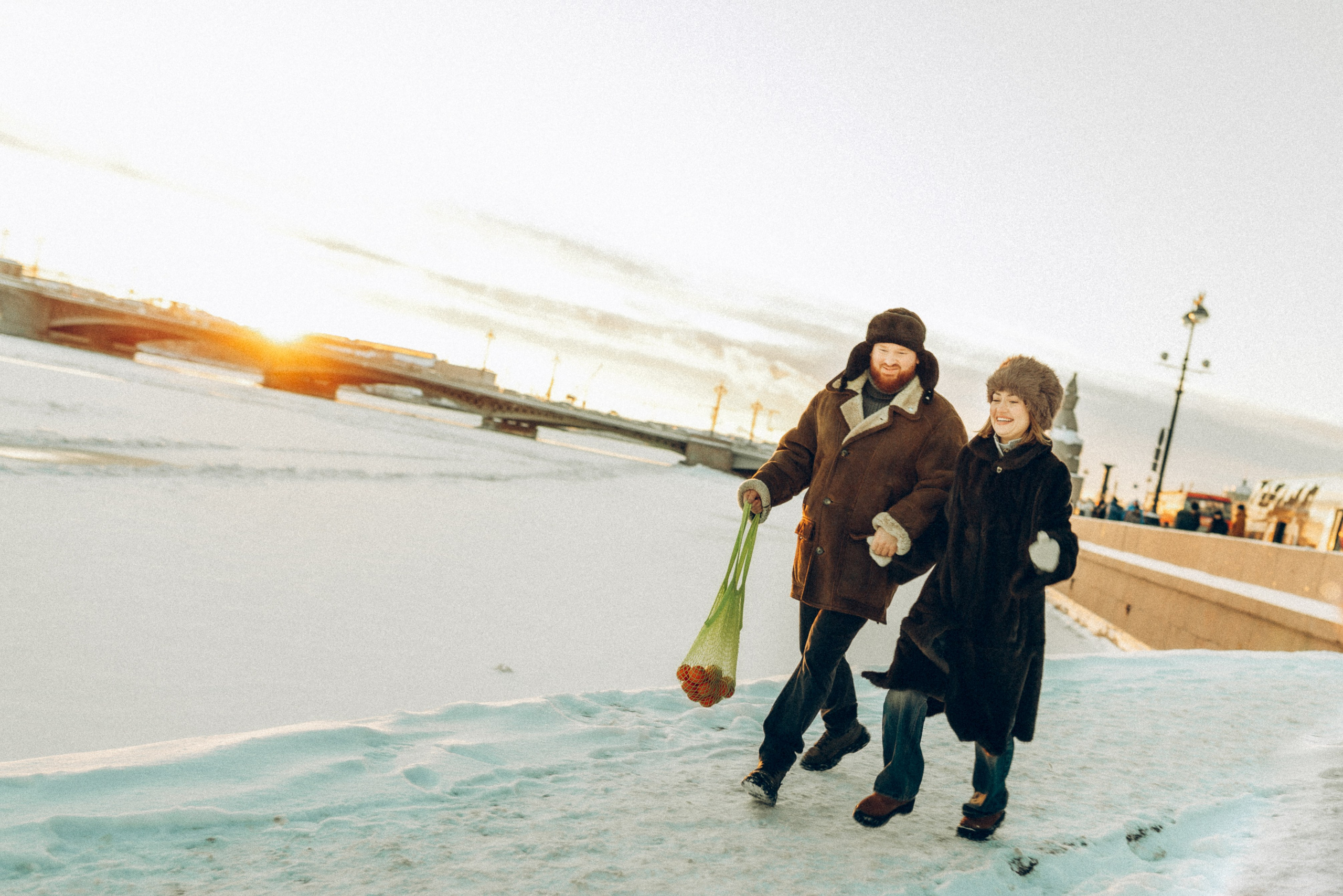 LoveStory зимняя. Фотограф Санкт-Петербург Князева Елизавета