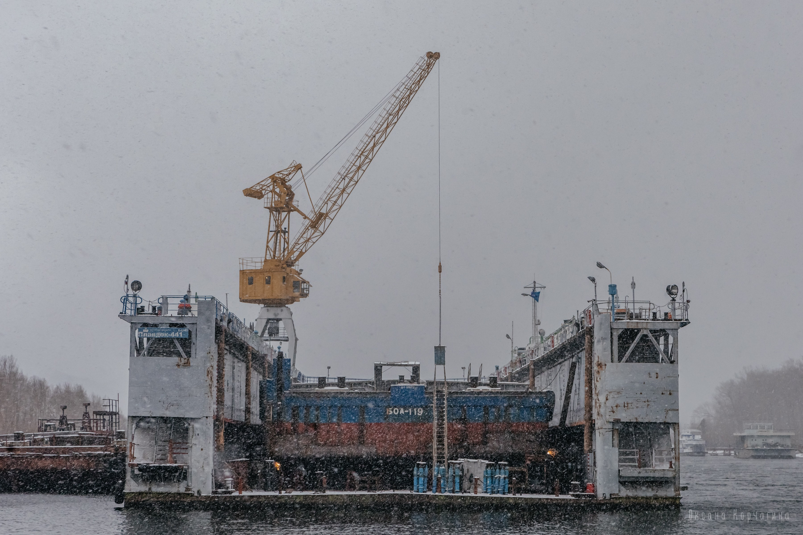 Судоремонтный центр. Фотограф в Красноярске Оксана Корчагина