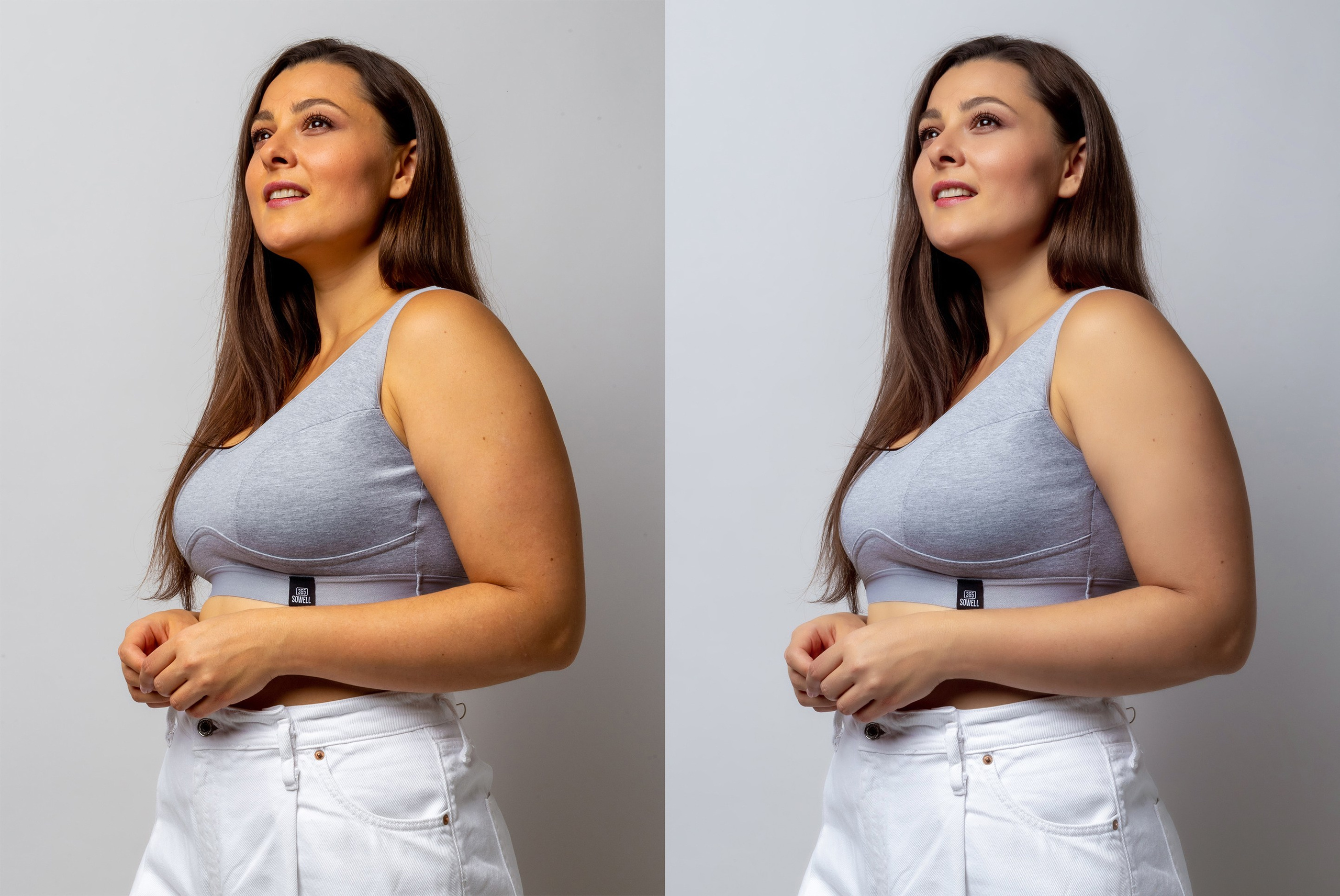 Деликатная обработка портретов для рекламы нижнего белья | Студия SVITHART