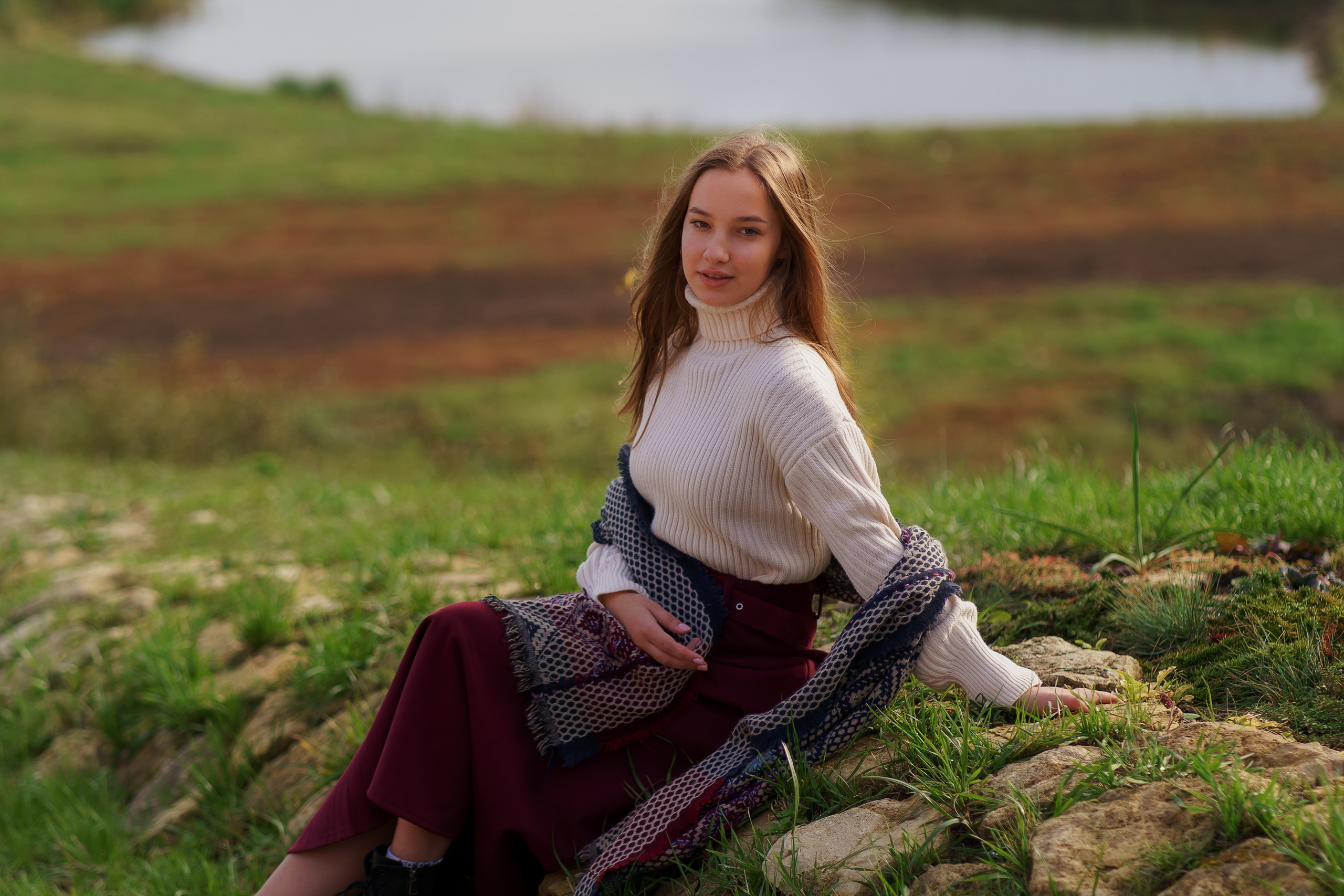 Женский портрет на природе