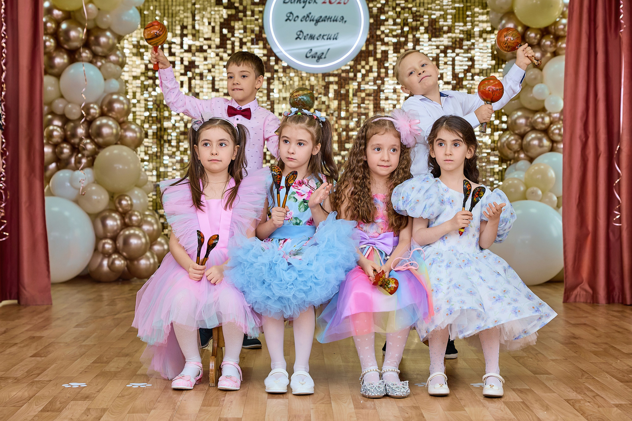 Фотосъёмка выпускного утренника в детском саду. Выпускные альбомы в Москве фотограф Алина Пащук