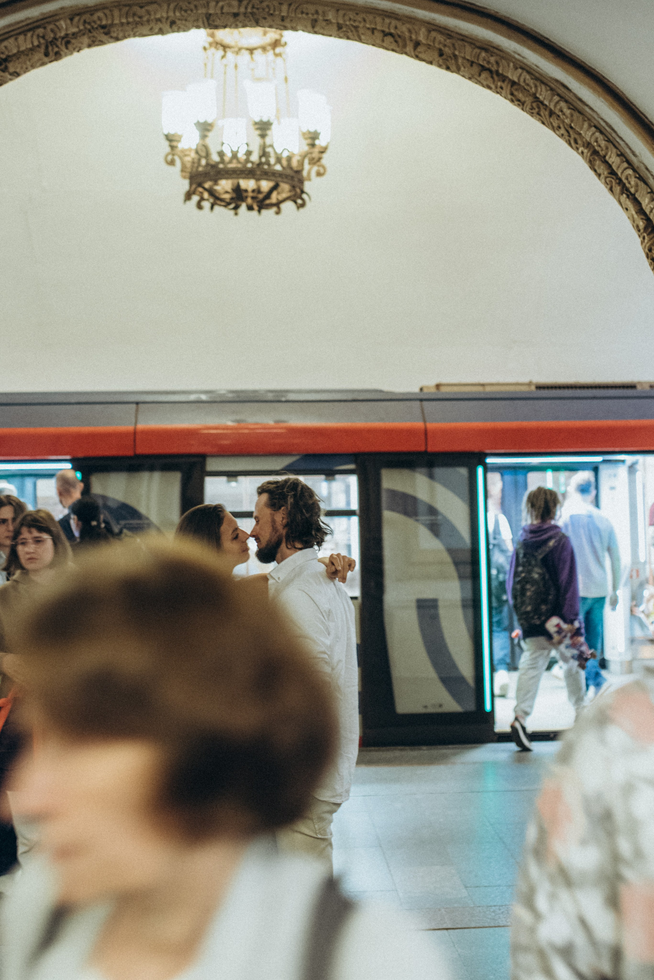 Lovestory в метро. Семейный фотограф в Москве Екатерина Север