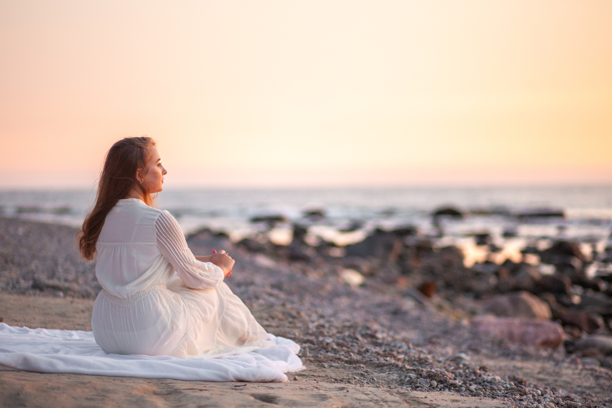 Ангелина. Рассвет на море. Фотограф в Калининграде Баскакова Юлия