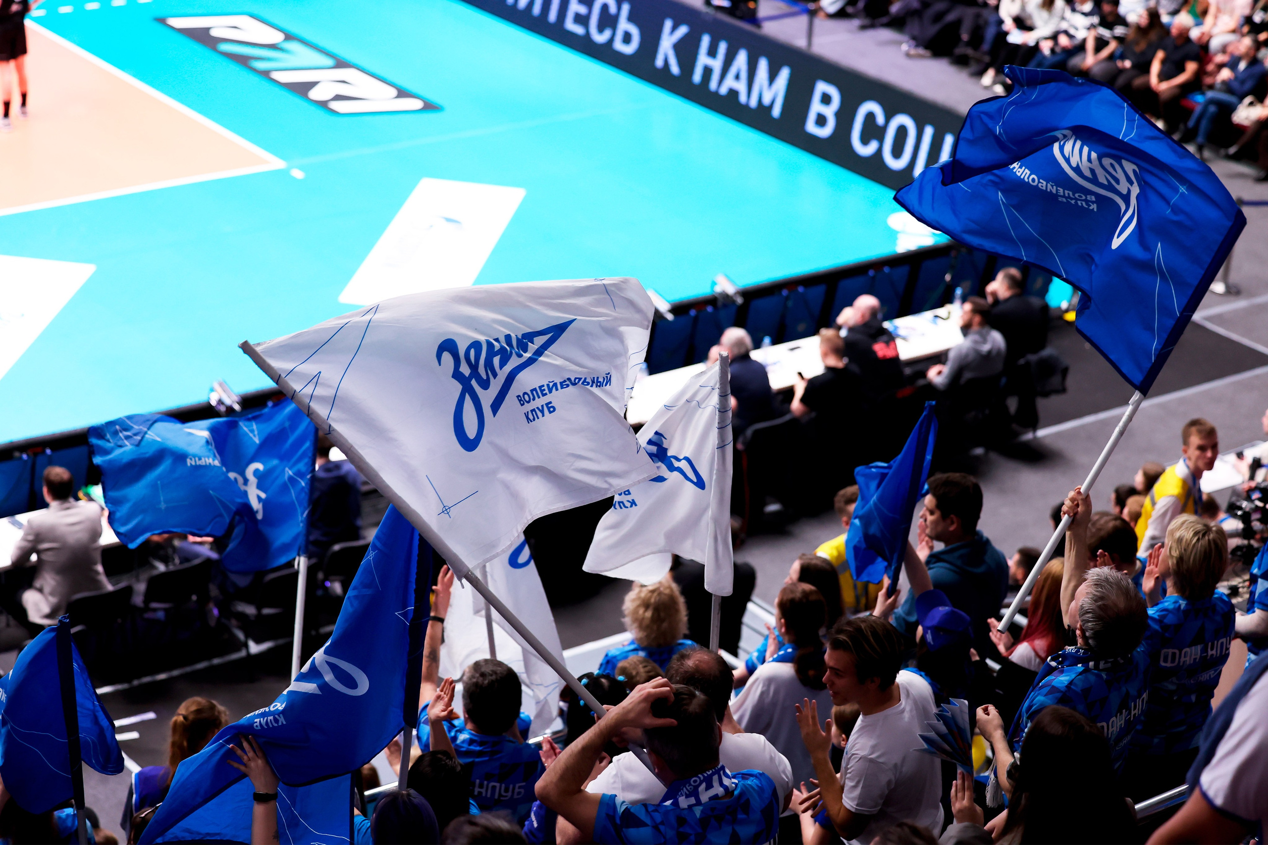 ВК Зенит — ВК Белогорье 08.04.2025. Спортивный и репортажный фотограф Антон Тереханов