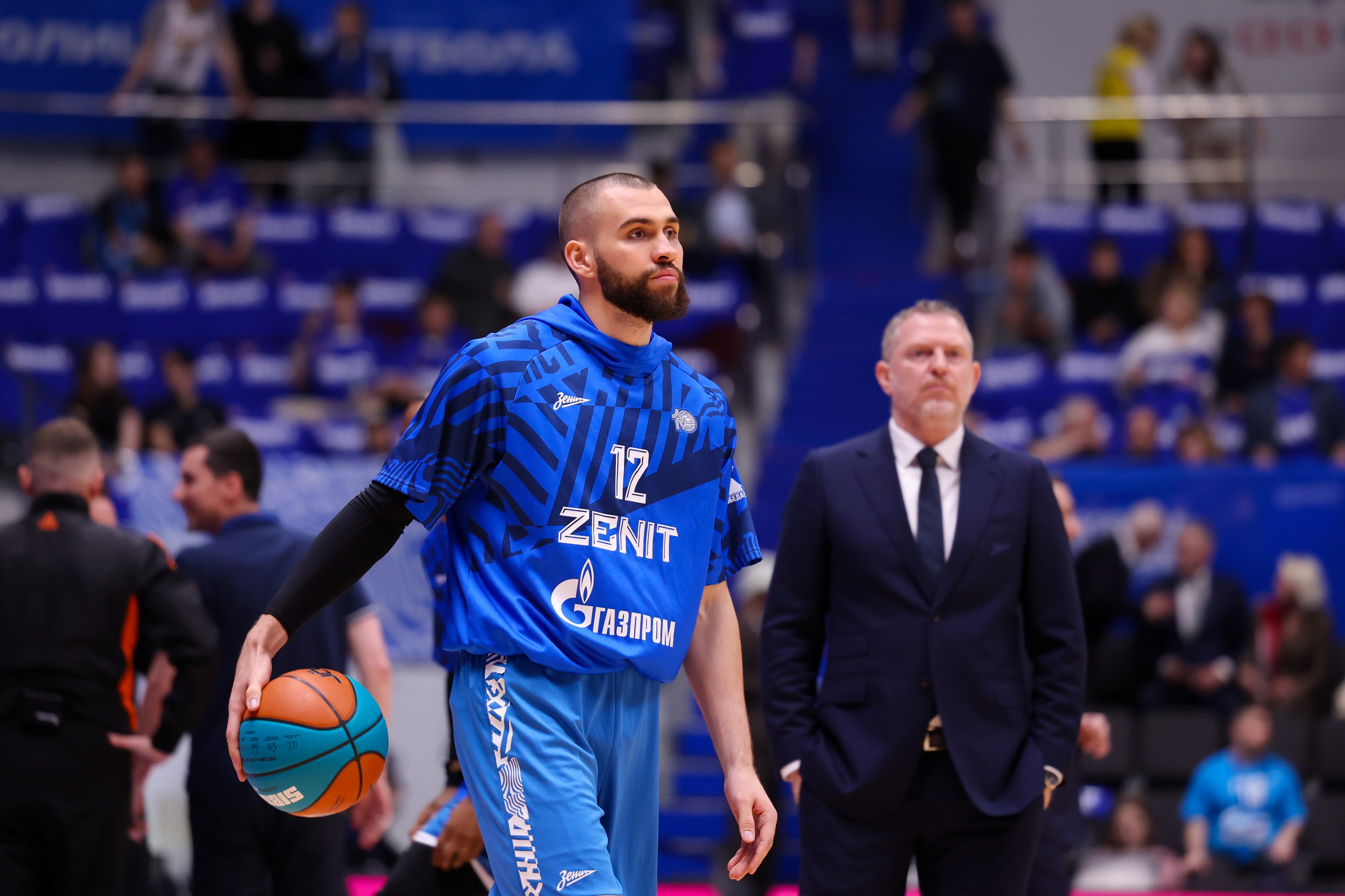 БК «Зенит» — БК «ЦСКА» финал ЕЛ ВТБ 1 игра 27.05.2025. Спортивный и репортажный фотограф Антон Тереханов