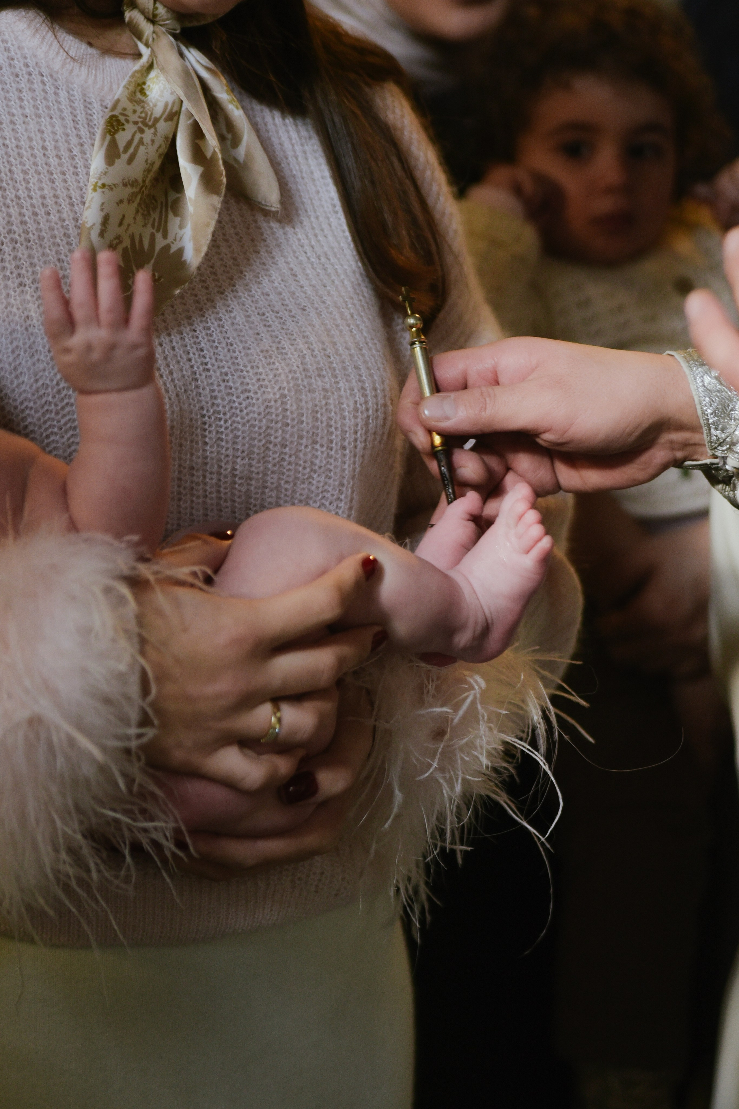 Таинство крещения Савва Храм Воскресения Словущего в Даниловской Слободе. Фотограф Лола Волна, город Москва