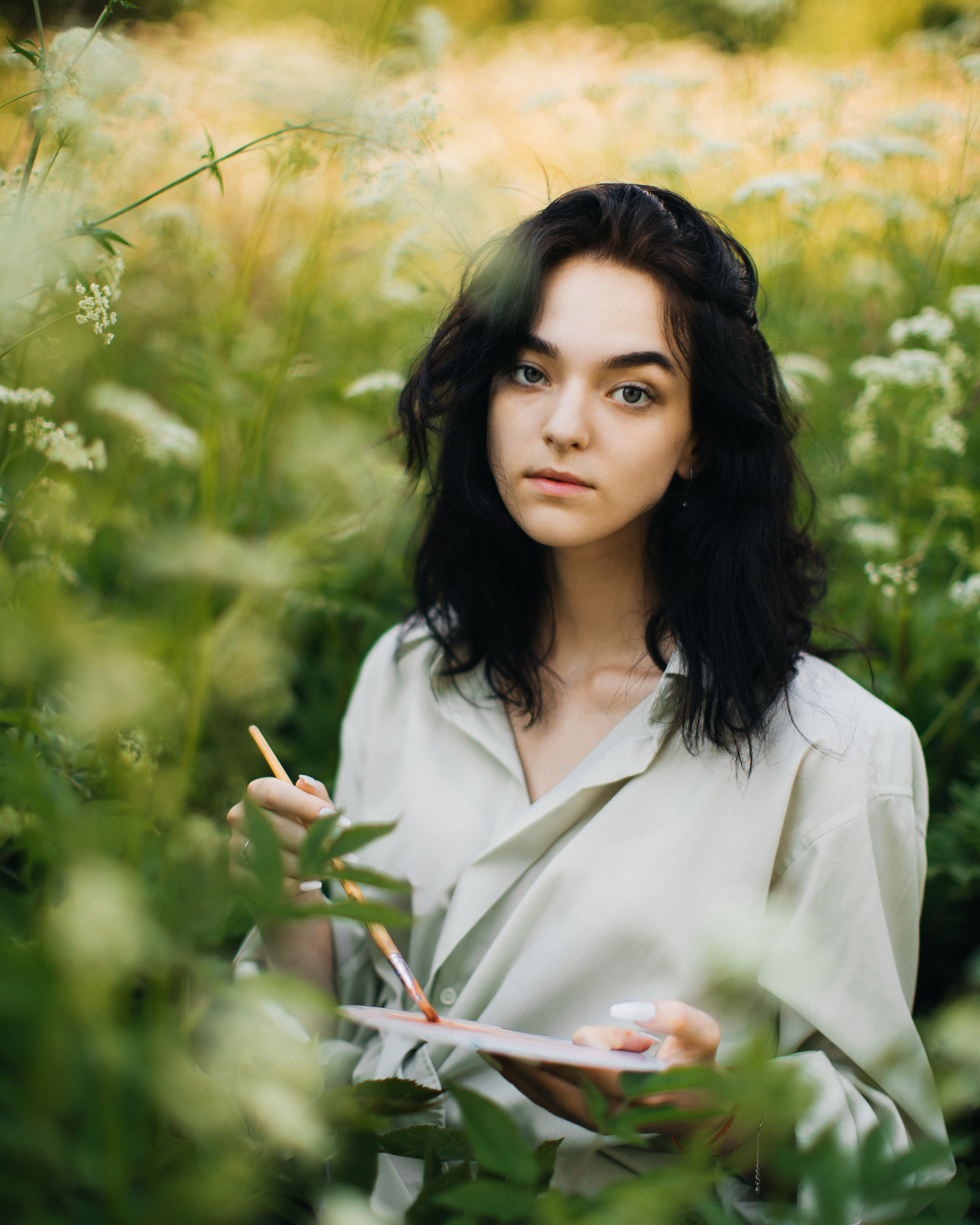 Юная художница Элина. Портретный фотограф в Минске Анна Волейко