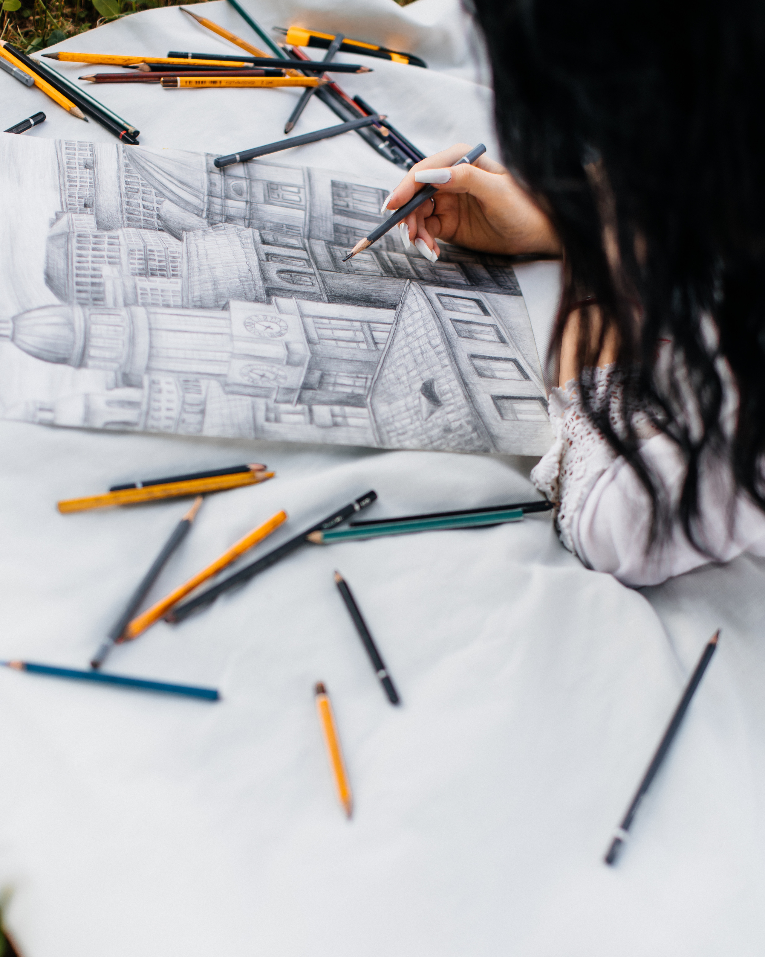 Юная художница Элина. Портретный фотограф в Минске Анна Волейко