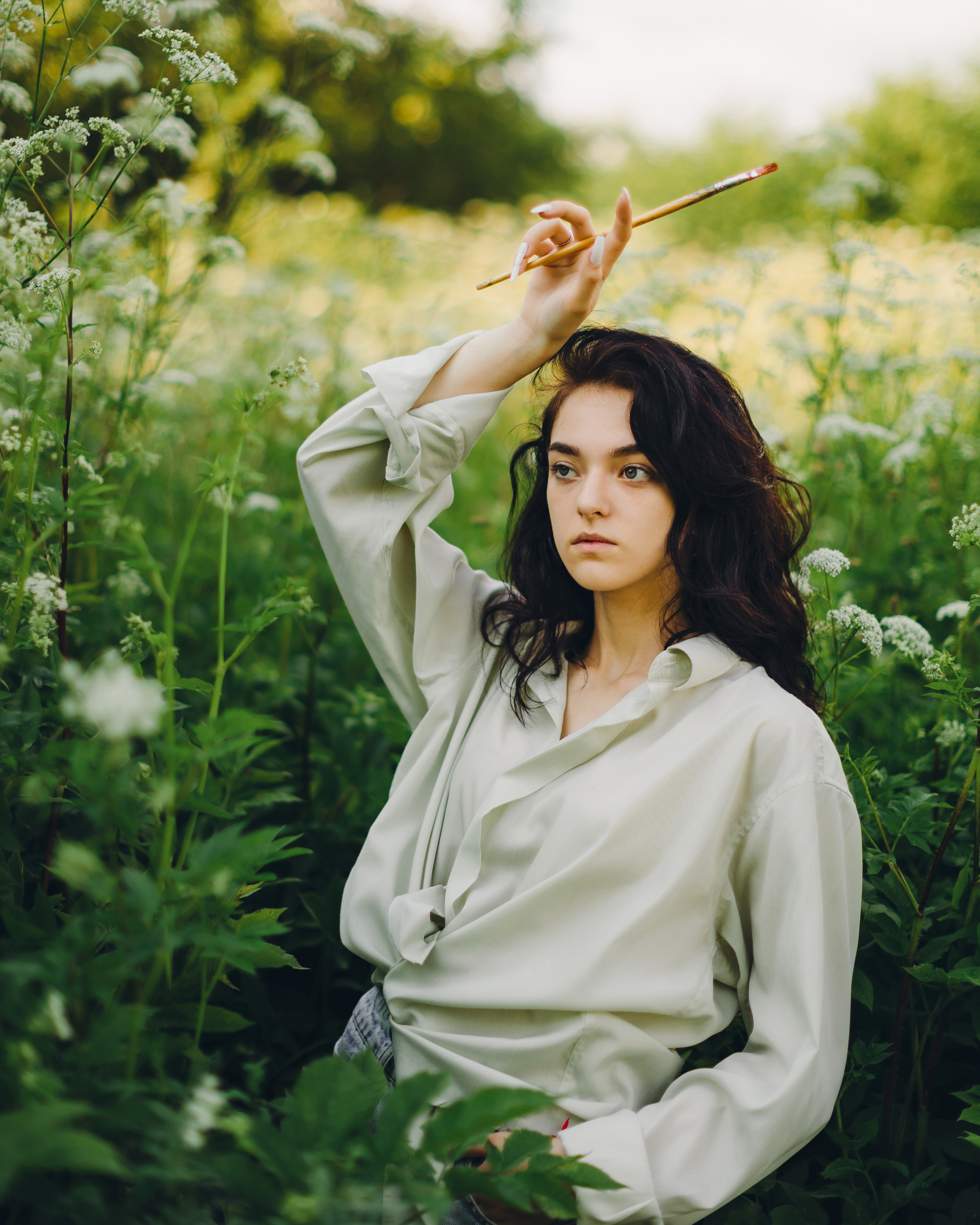 Юная художница Элина. Портретный фотограф в Минске Анна Волейко