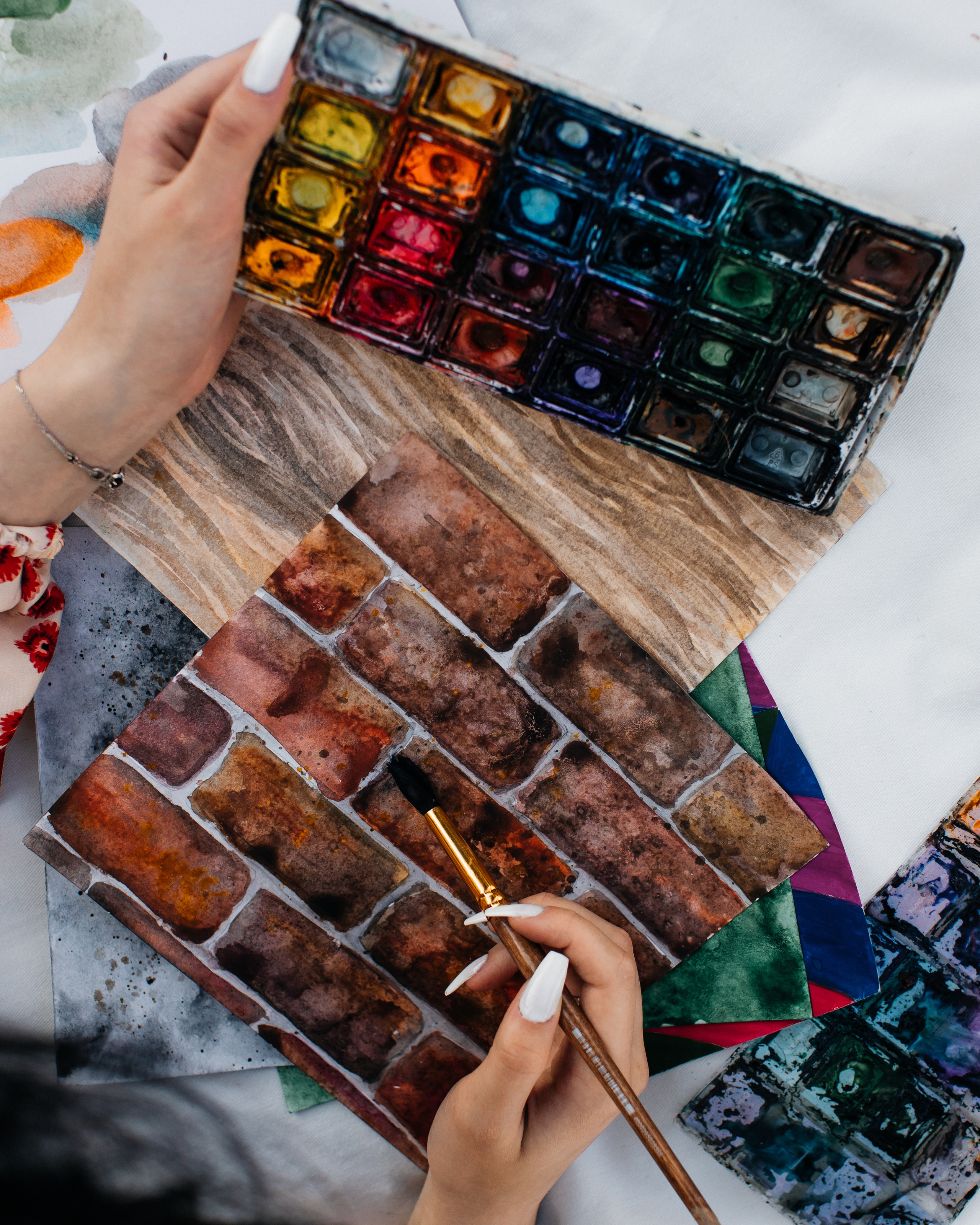 Юная художница Элина. Портретный фотограф в Минске Анна Волейко