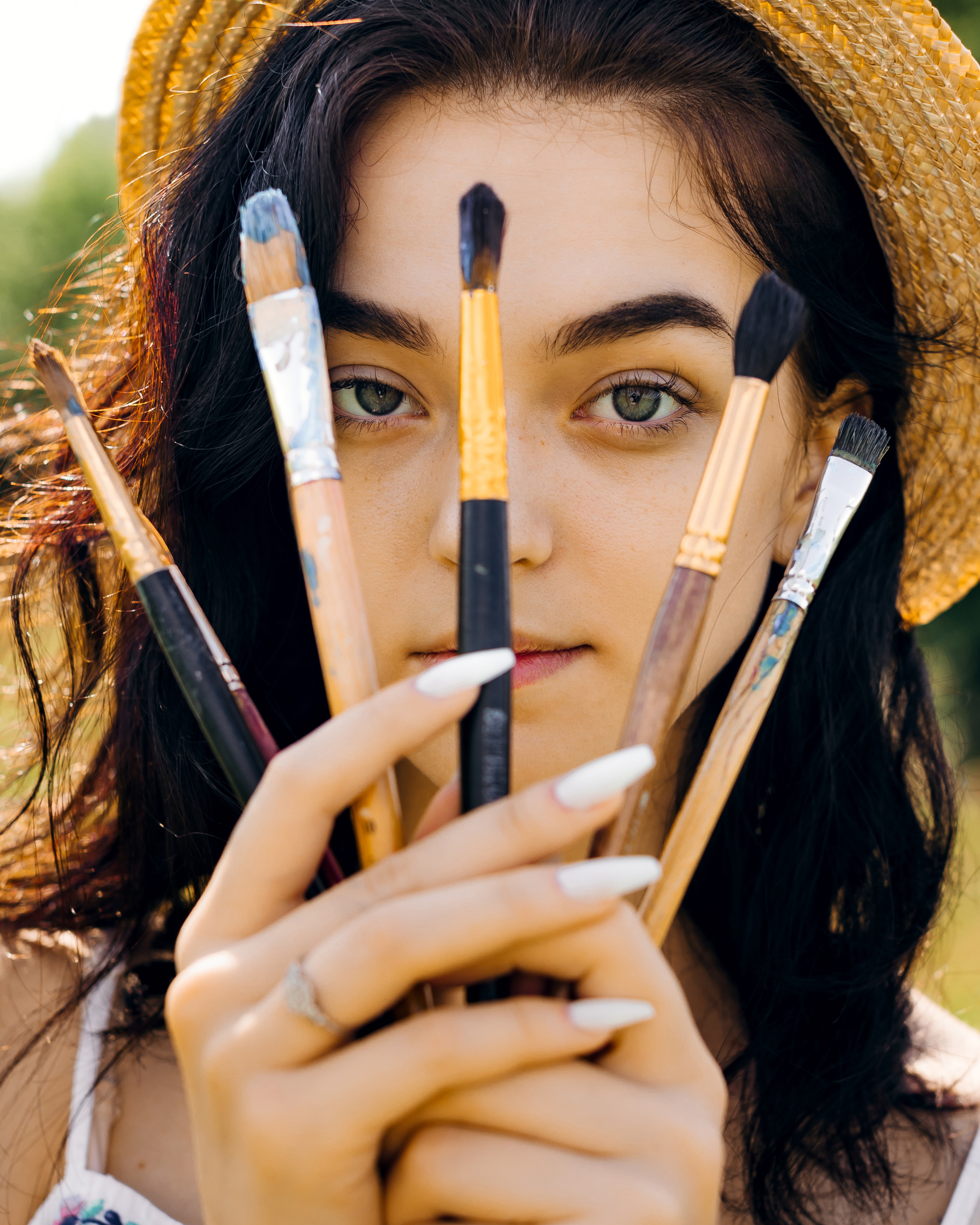 Юная художница Элина. Портретный фотограф в Минске Анна Волейко