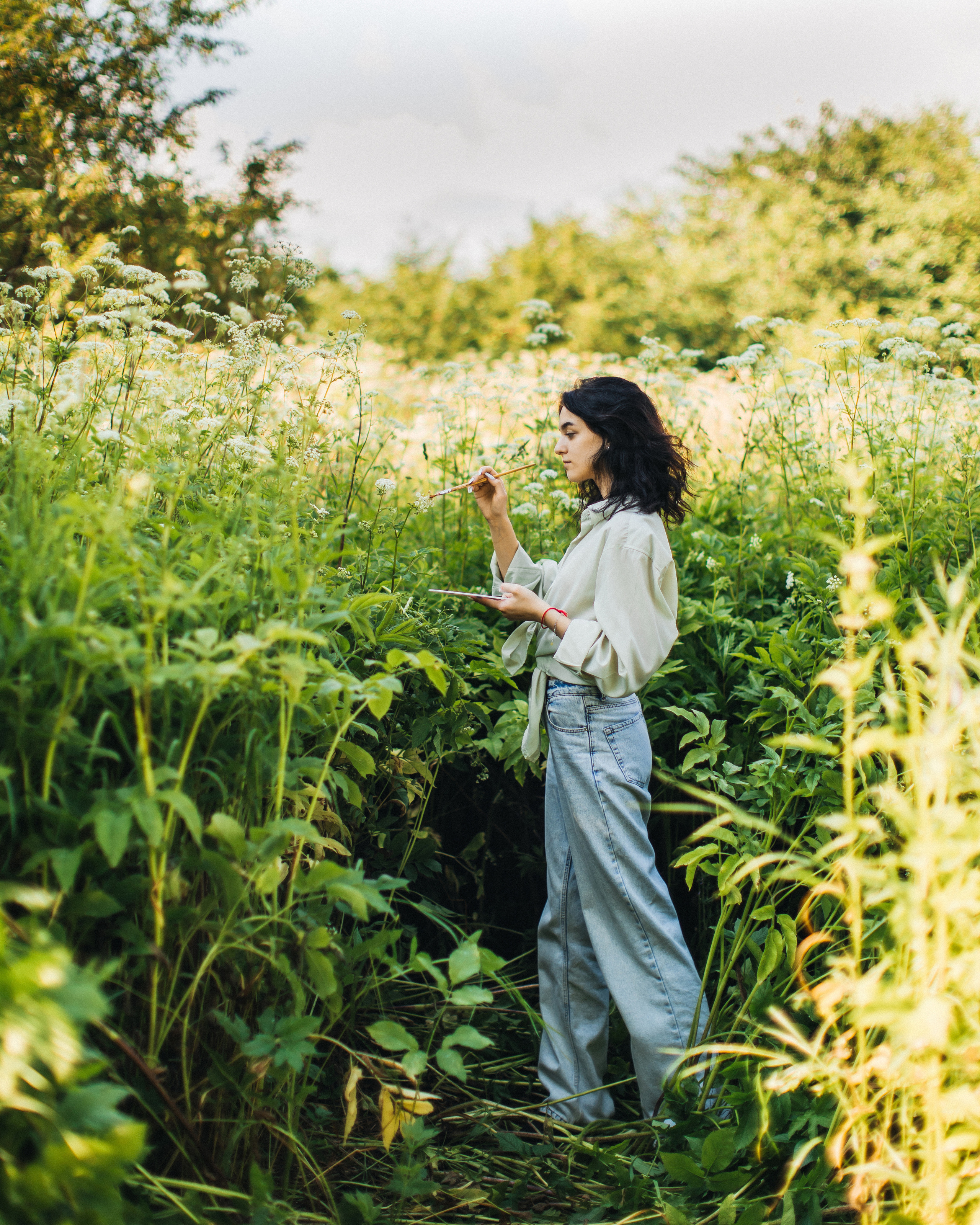 Юная художница Элина. Портретный фотограф в Минске Анна Волейко