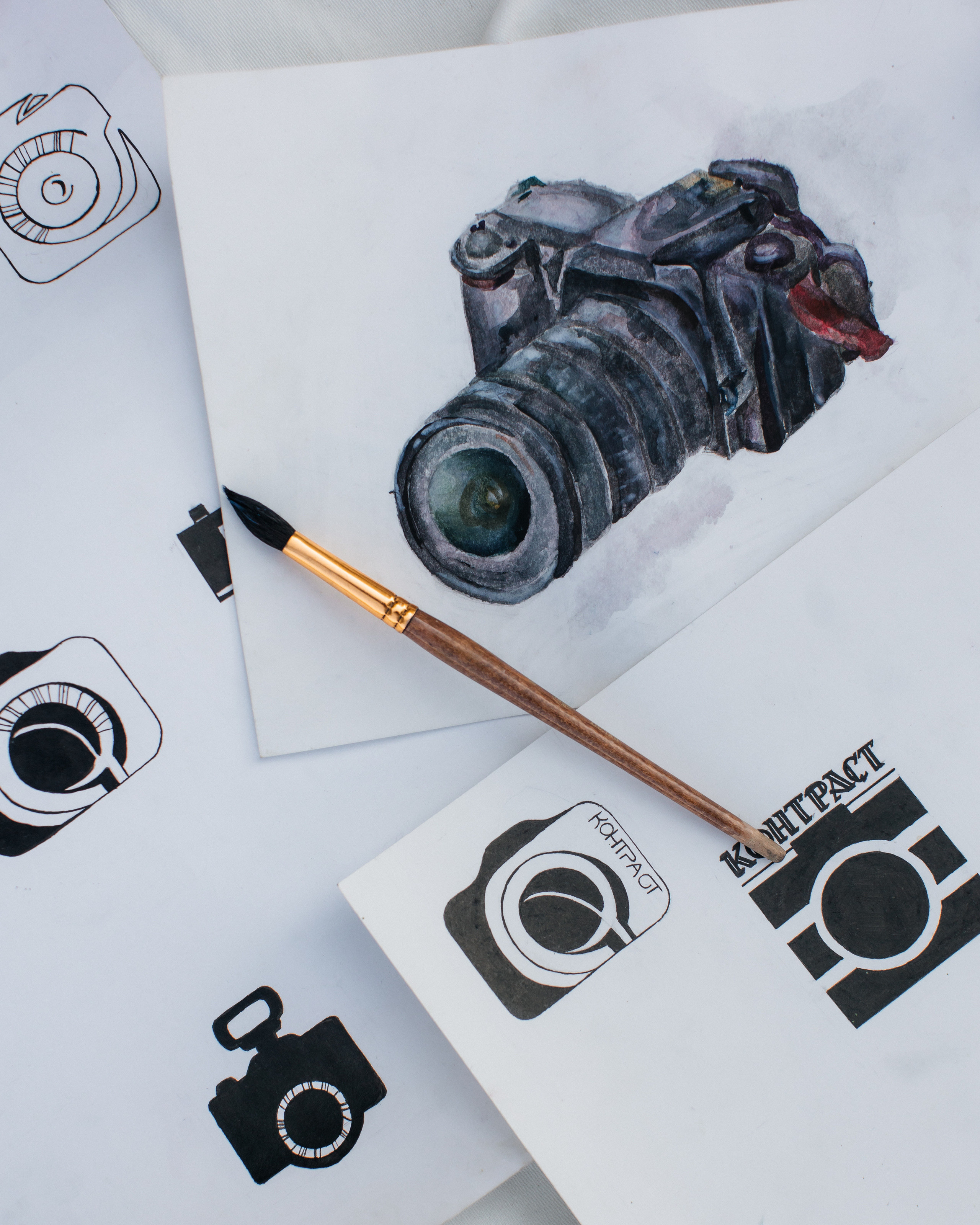 Юная художница Элина. Портретный фотограф в Минске Анна Волейко